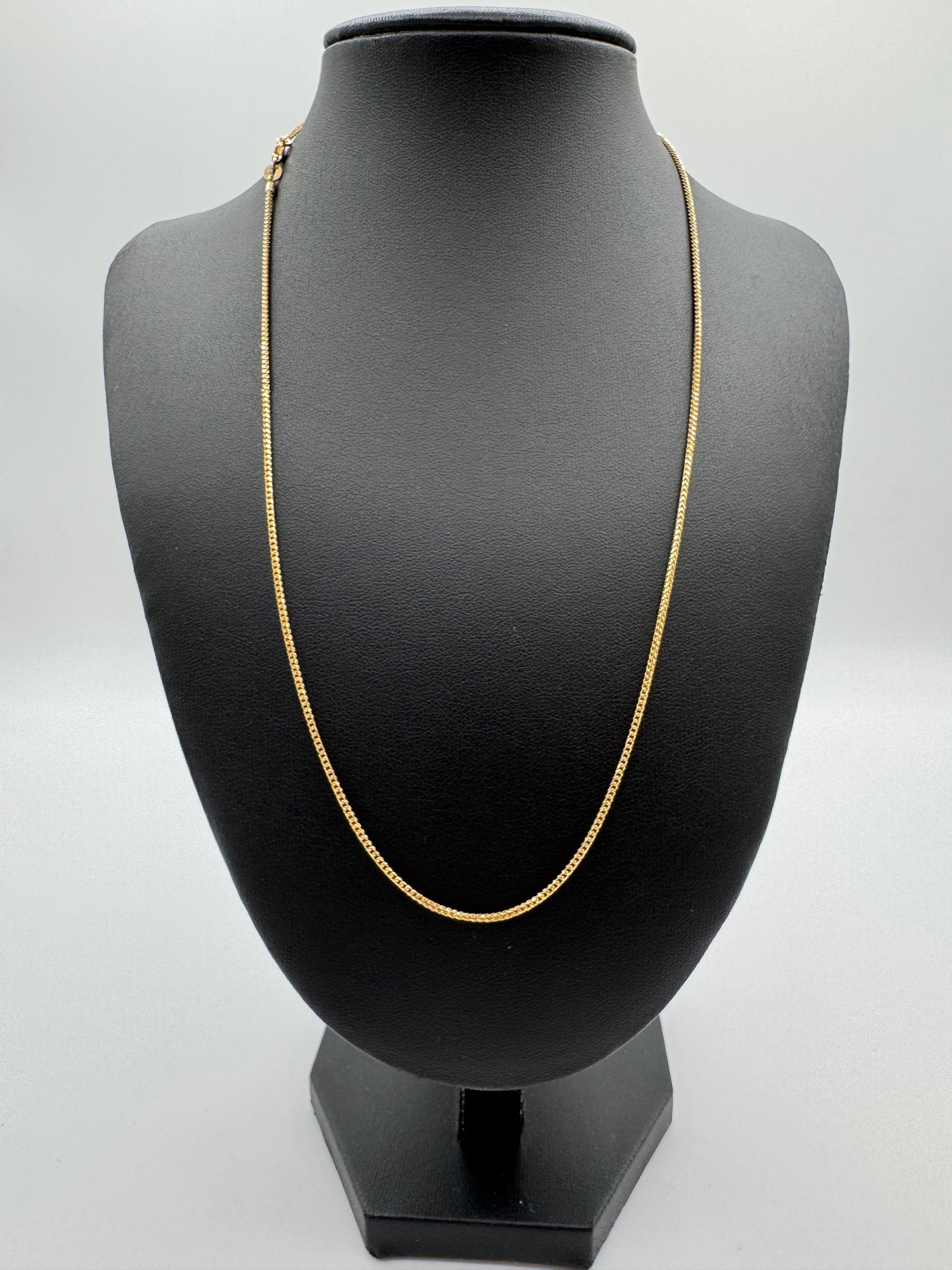 1.2mm Franco Chain 20 inches (DIAMOND CUT)-JACOJE OVERSTOCK