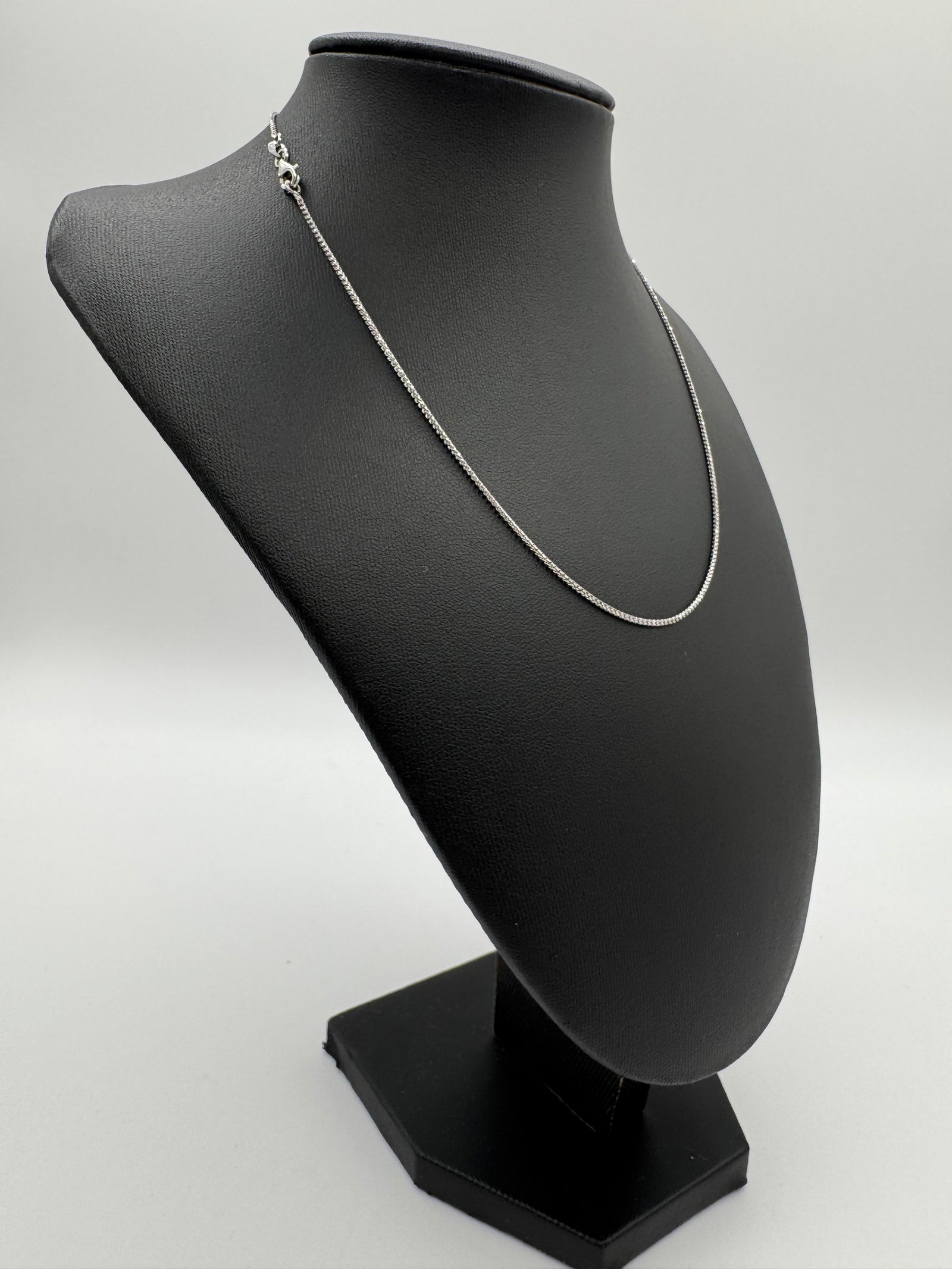 1mm Franco Chain 16 inches (DIAMOND CUT)-JACOJE OVERSTOCK