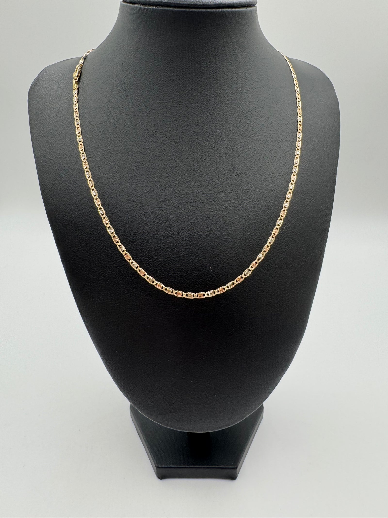 2.5mm TRI-COLOR Mariner Chain 20 inches