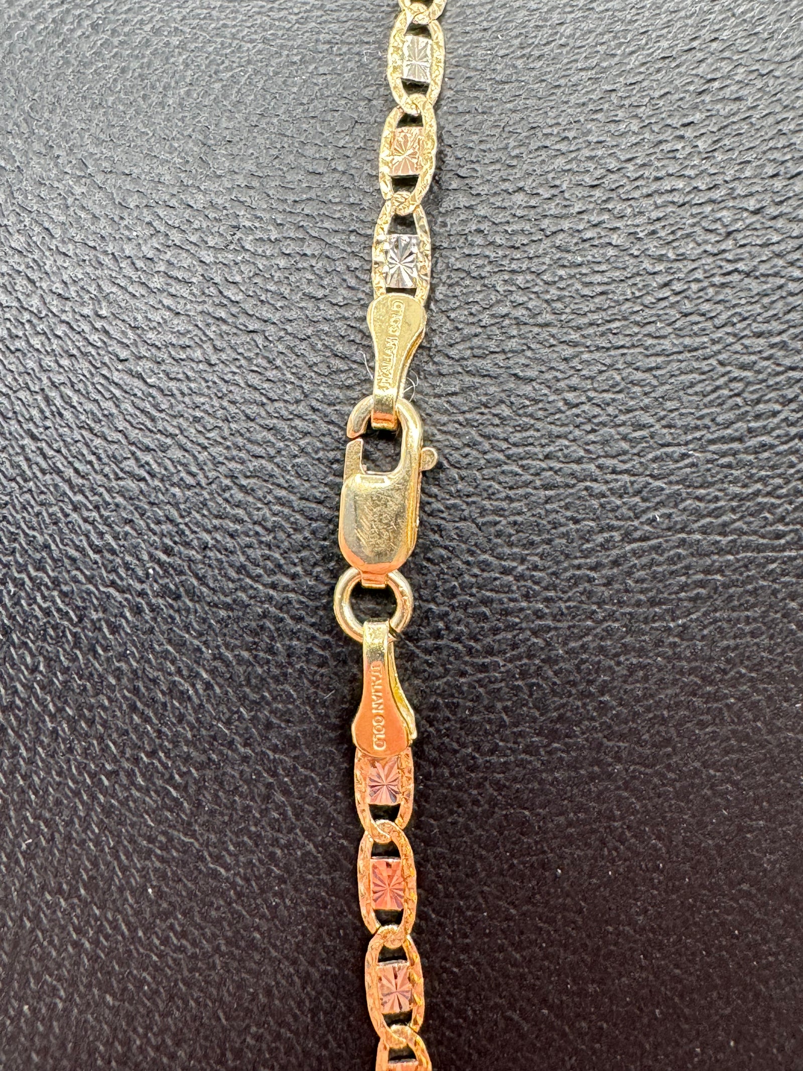 2.5mm TRI-COLOR Mariner Chain 20 inches