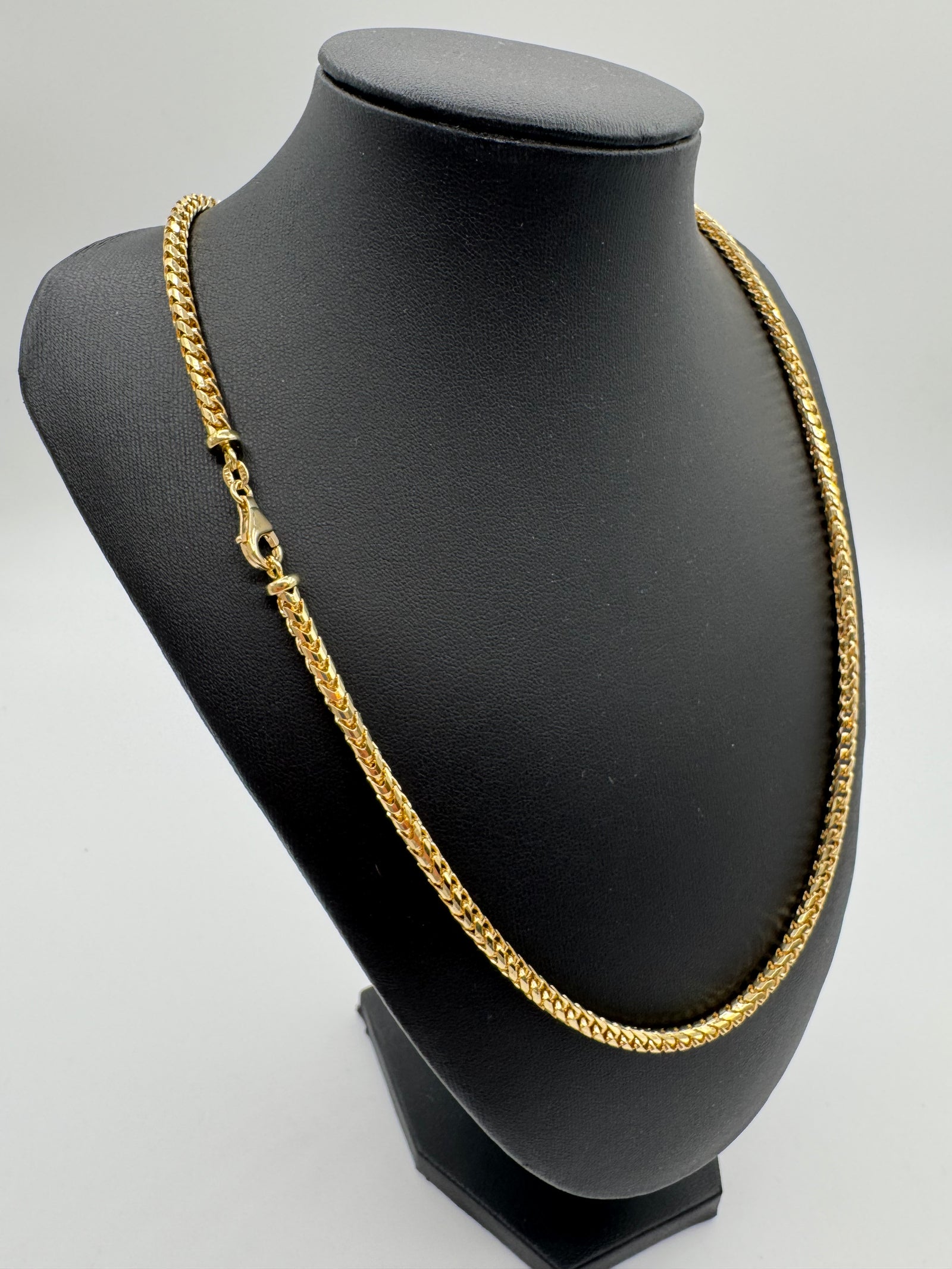 4MM Franco D/C 22 inches 18KT (ITALY)