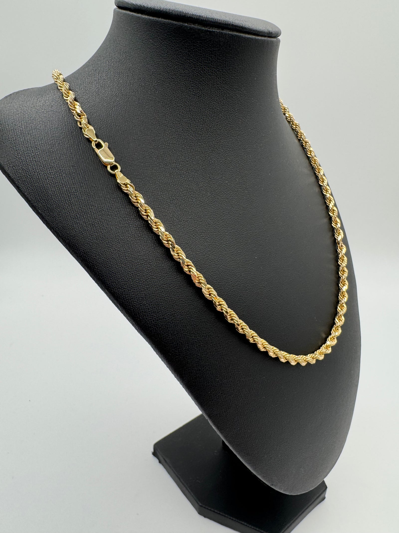4mm Rope Chain 20 inches (Semi-Hollow)