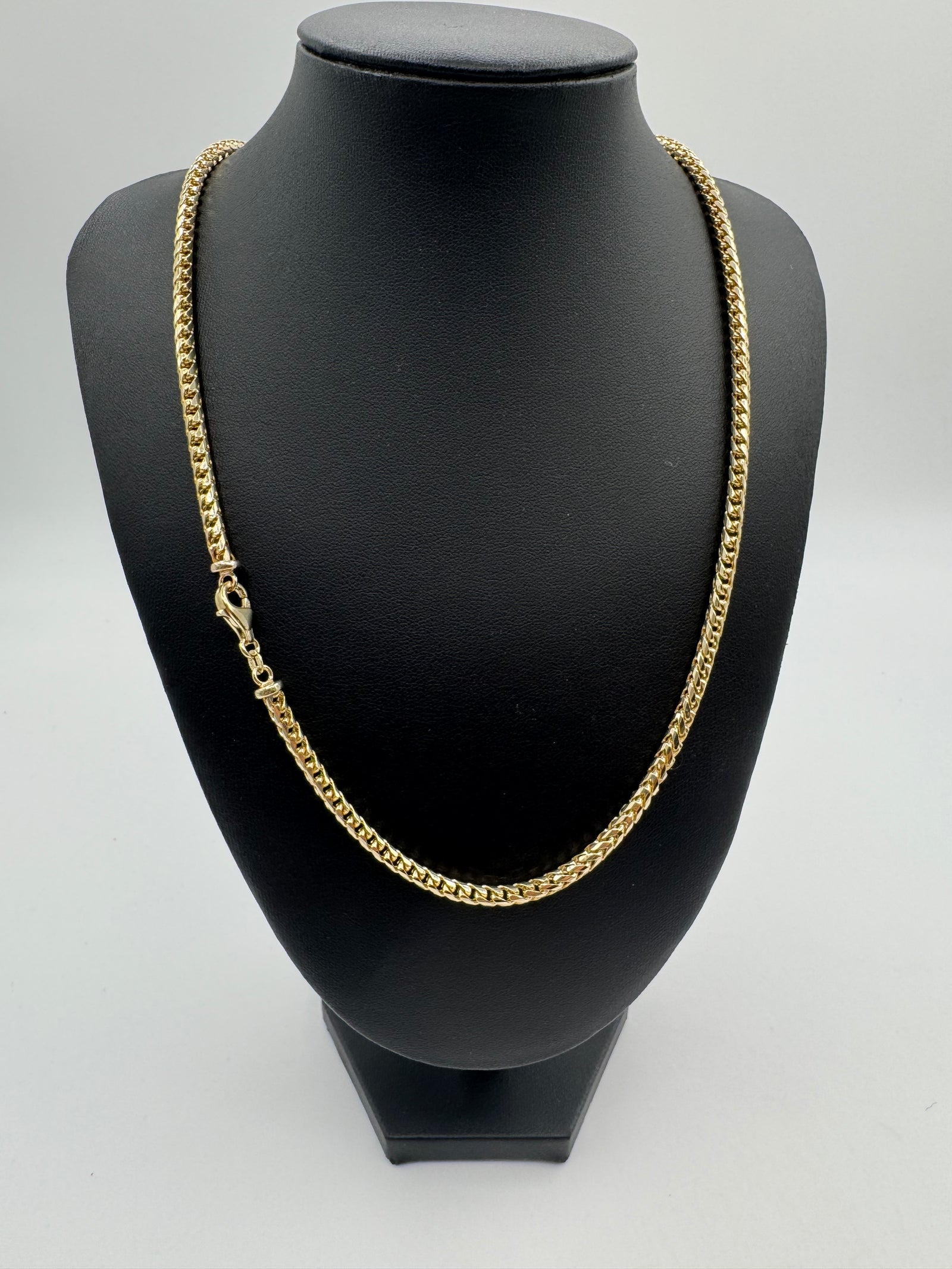 3.5mm Franco Chain (DIAMOND CUT) 21 inches