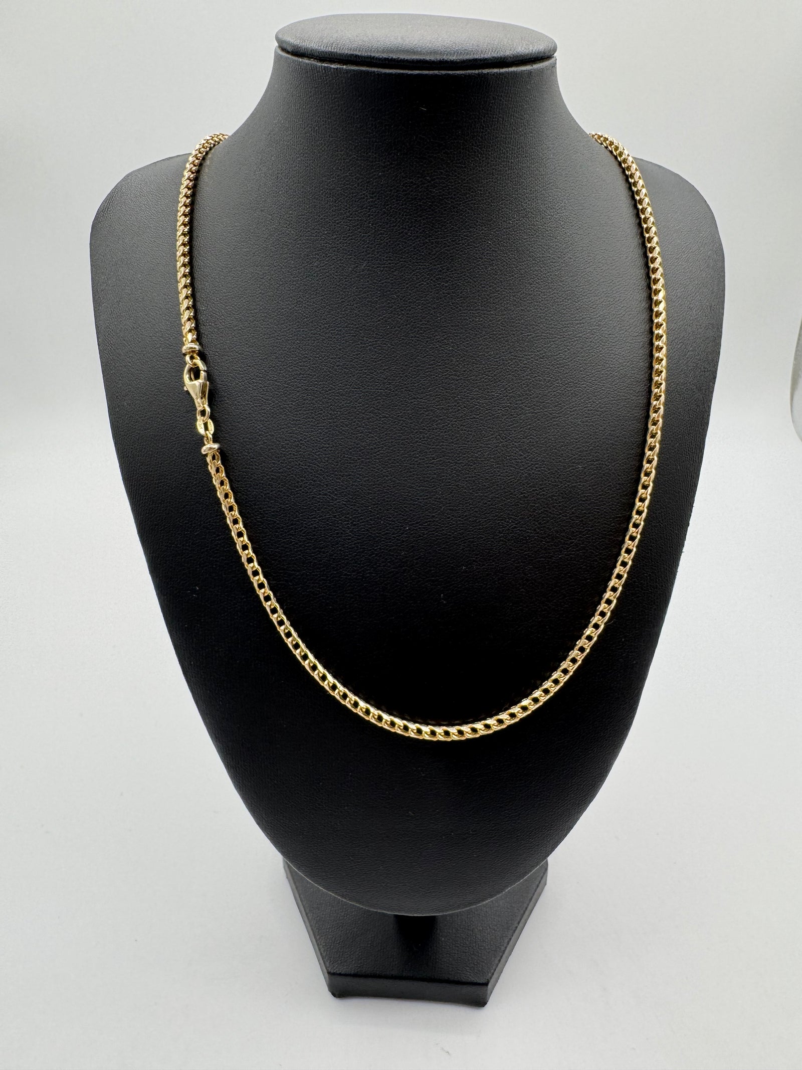 3mm Franco Chain 22 inches (DIAMOND CUT) JACOJE STAMPED