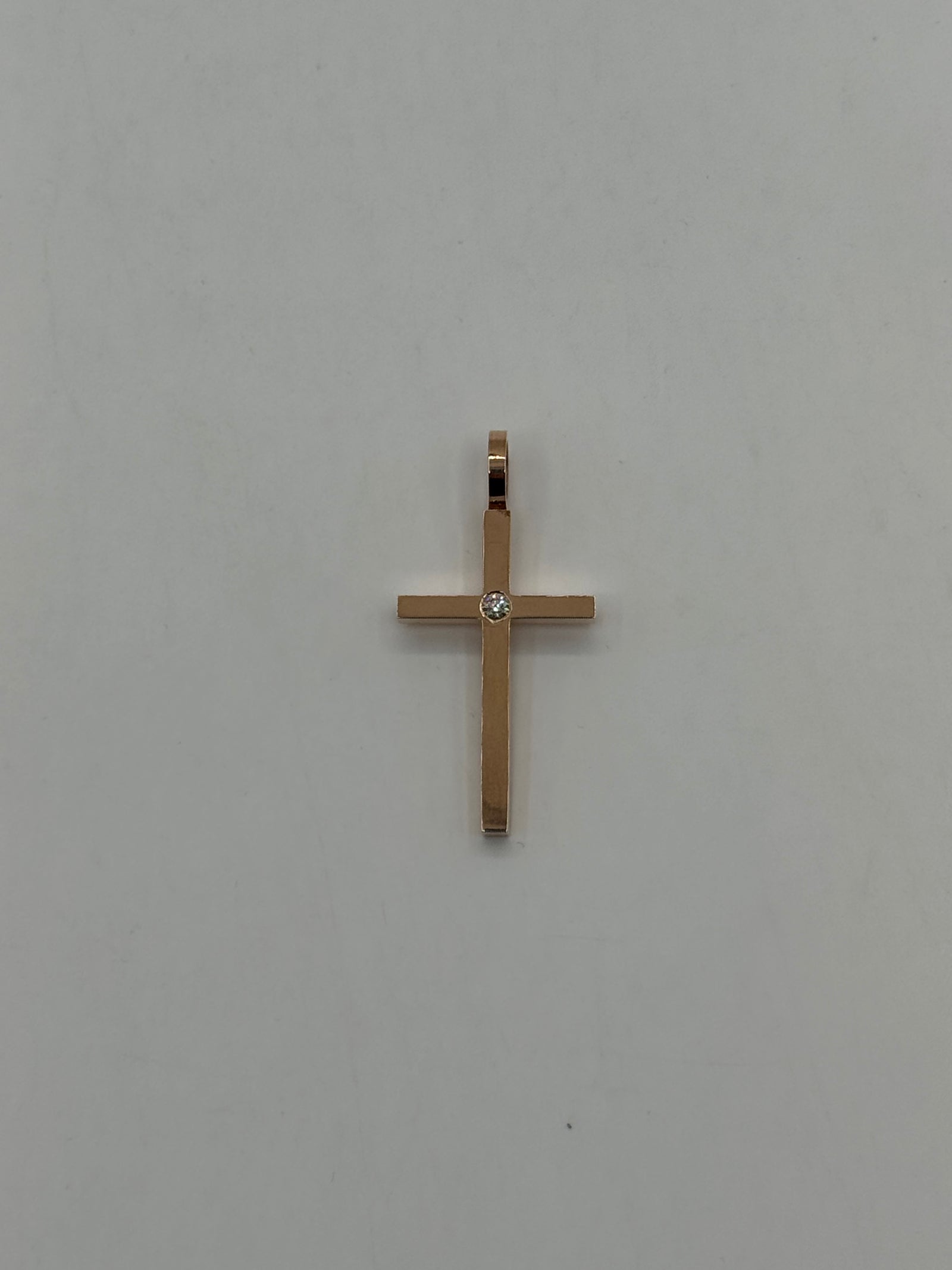 Solitaire Diamond Boss Cross-1 3/4 Inch (JACOJE OVERSTOCK)