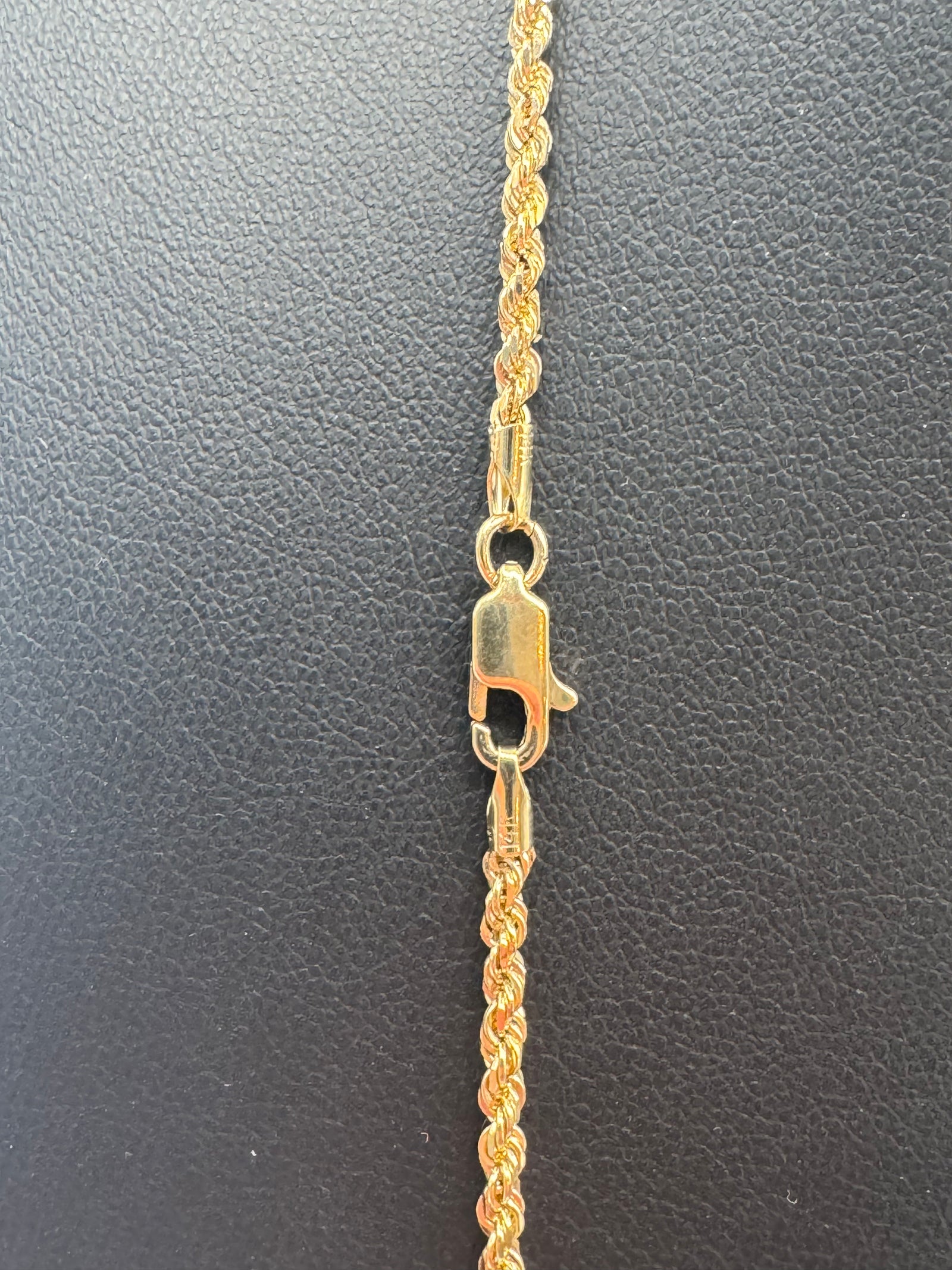 2.5mm CALI Rope Chain 20 inches (DIAMOND CUT)