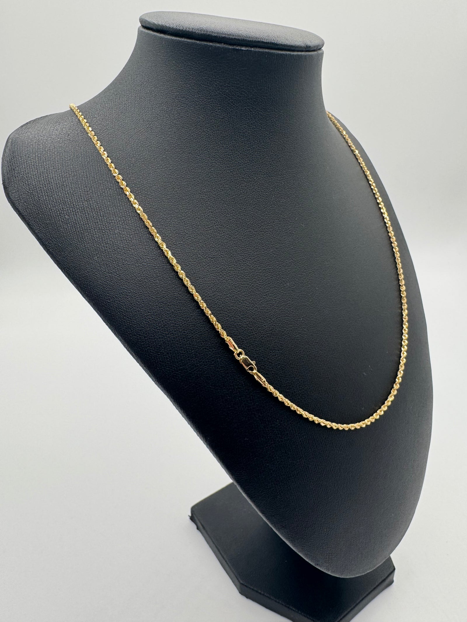 2mm CALI Rope Chain 22 inches (DIAMOND CUT)