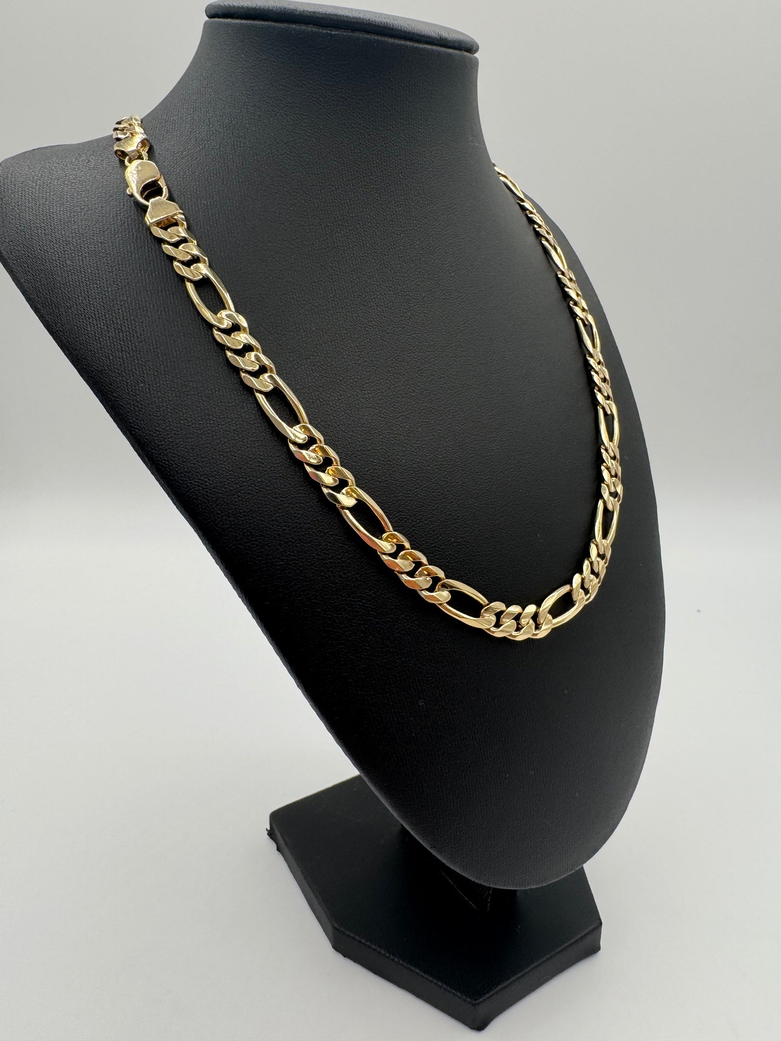 7mm Figaro Chain 26 inches