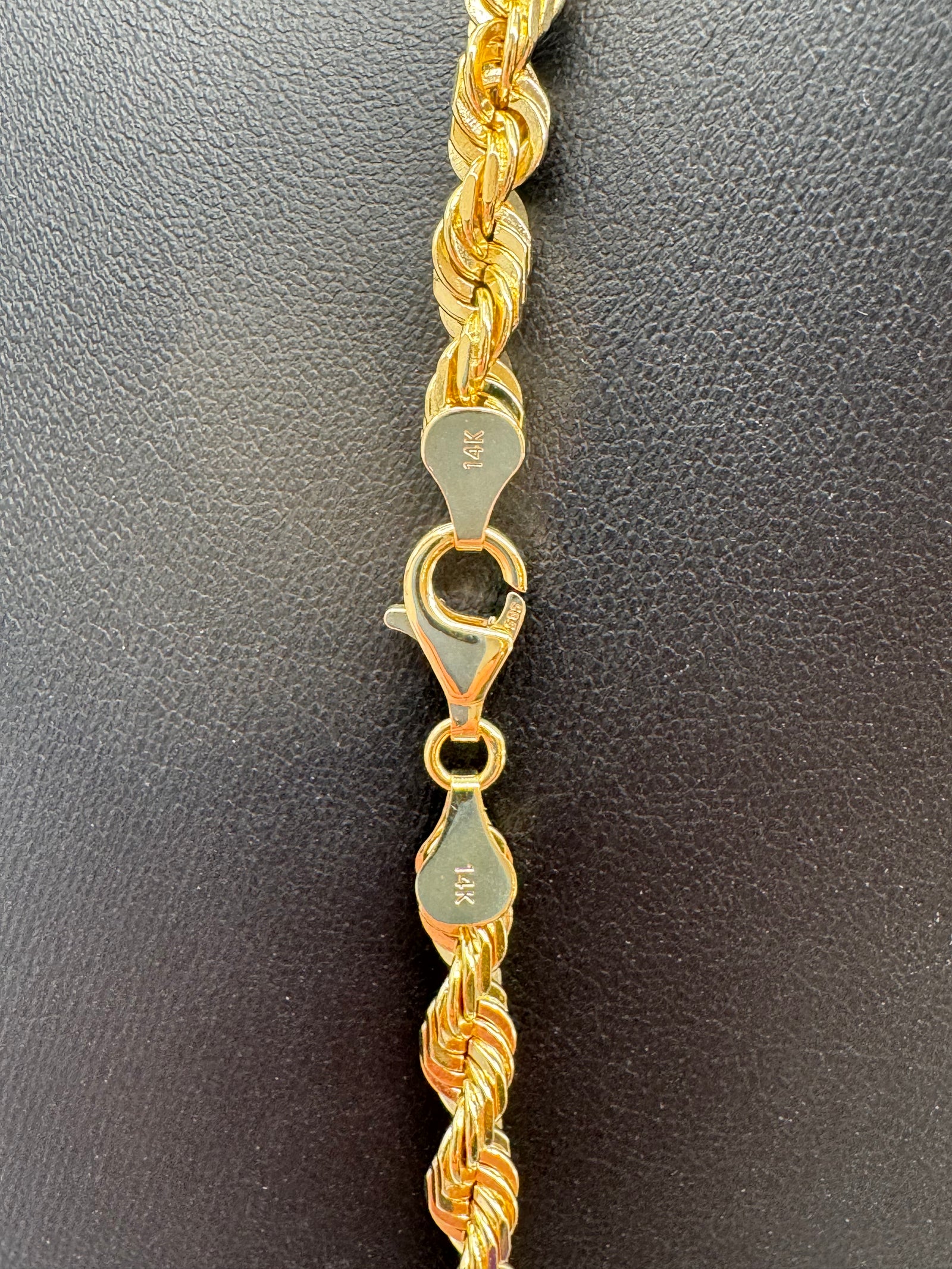 6mm Rope Chain 20 inches (DIAMOND CUT) (JACOJE STAMPED)