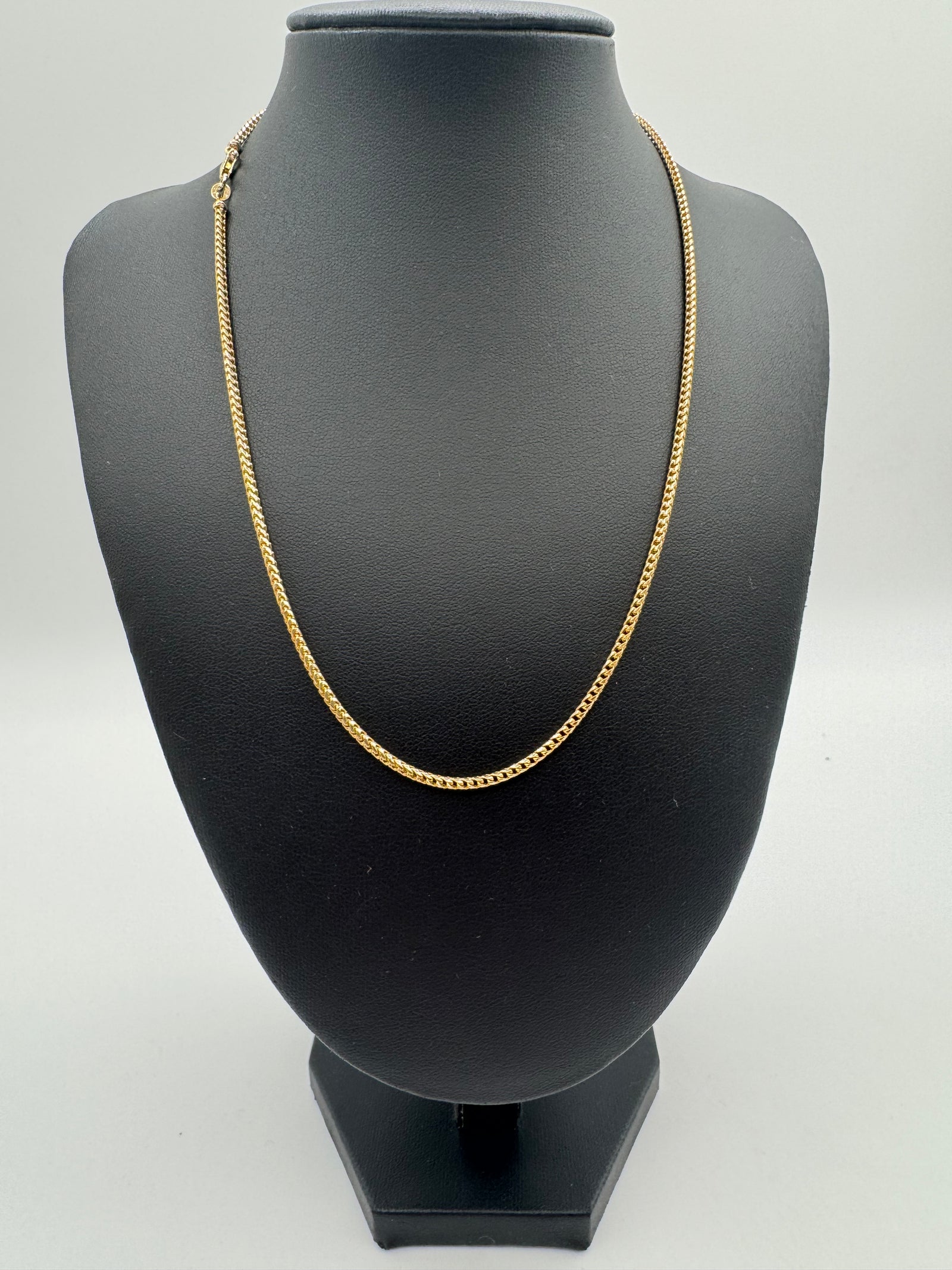 2mm Franco Chain 18 inches (DIAMOND CUT)