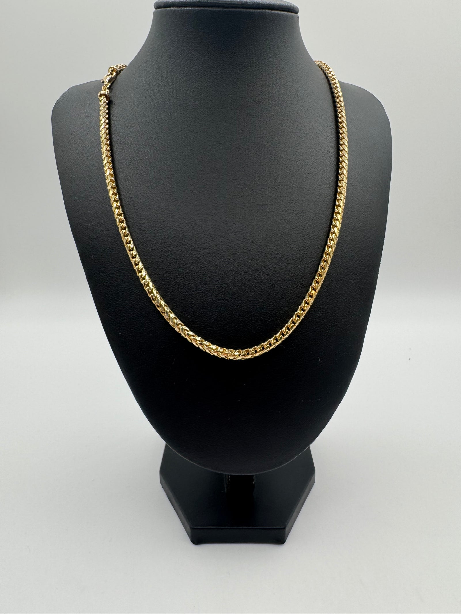 3.5mm Franco Chain 22 inches (DIAMOND CUT)