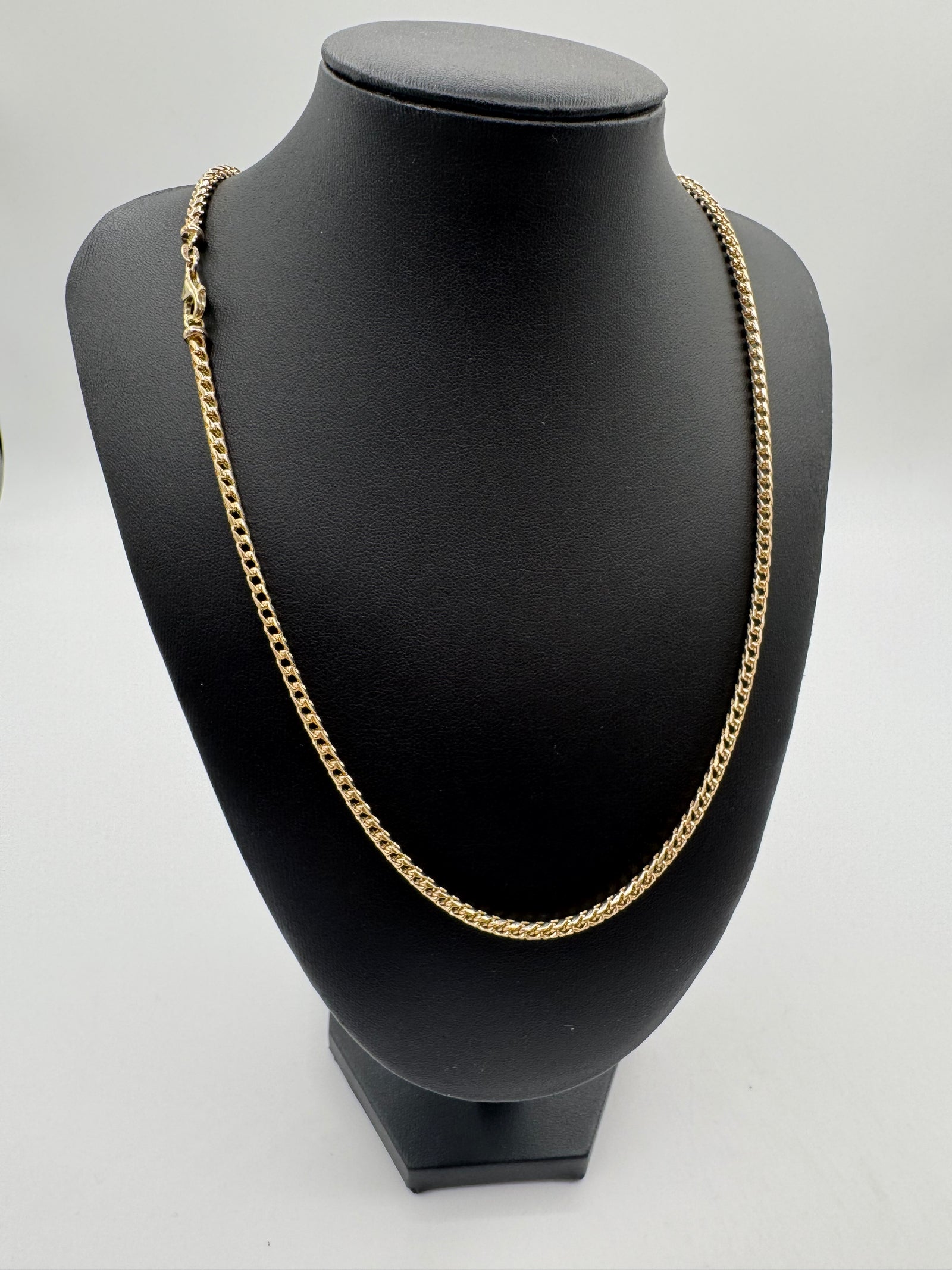 3mm Franco Chain 23 inches (DIAMOND CUT) (JACOJE STAMPED)