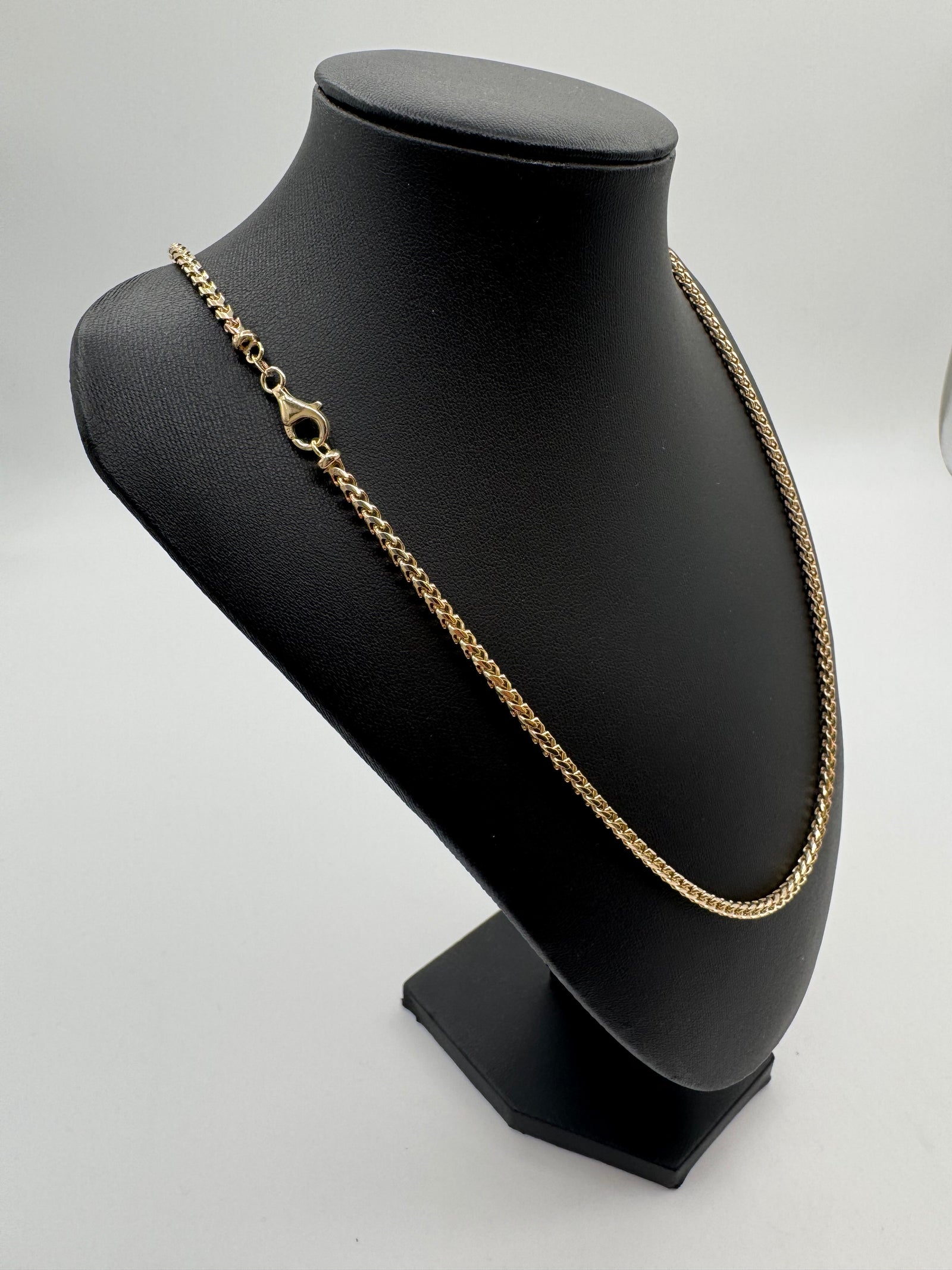3mm Franco Chain 23 inches (DIAMOND CUT) (JACOJE STAMPED)