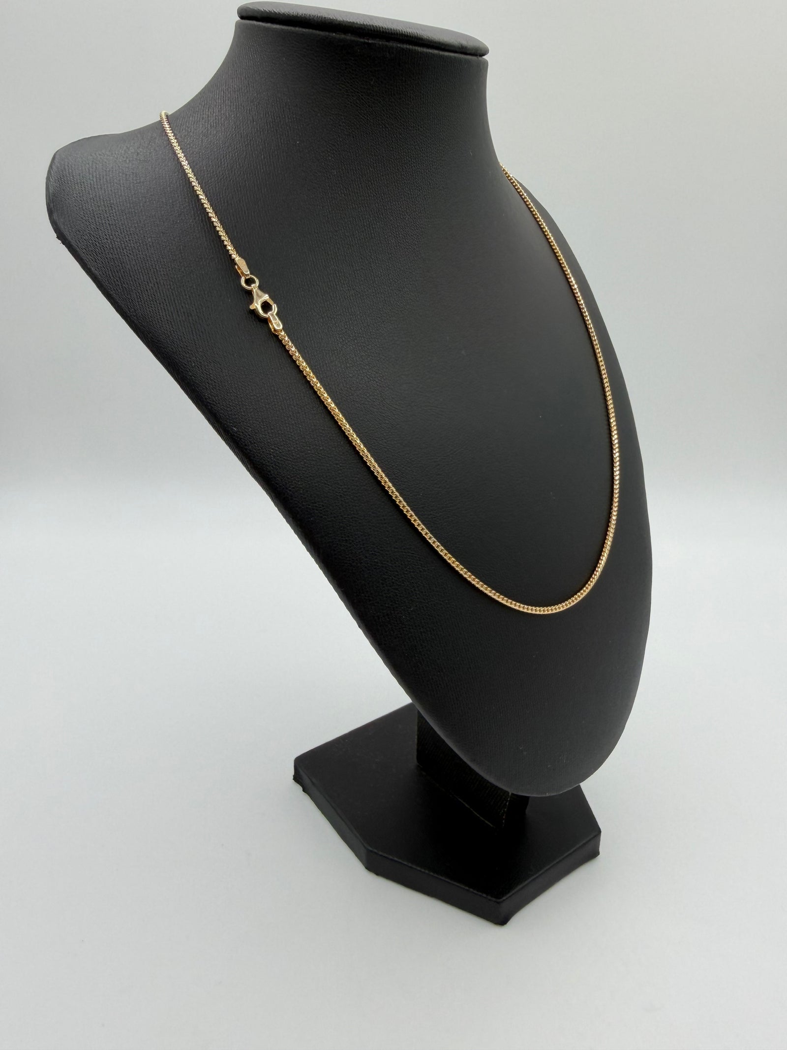 1.5mm Franco Chain 20 inches (DIAMOND CUT)