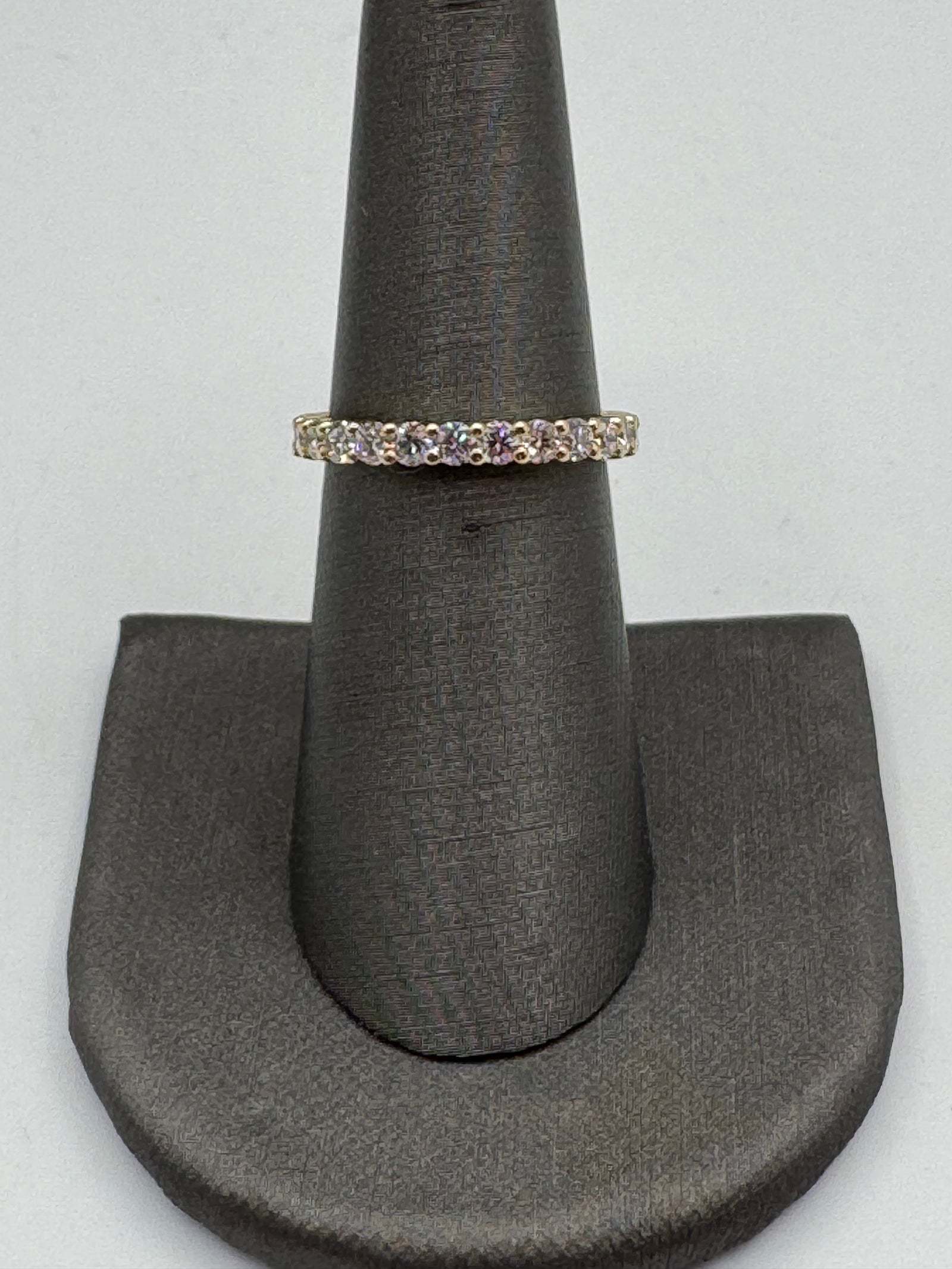 2.5mm 1 Row Diamond Eternity Ring-Size 7