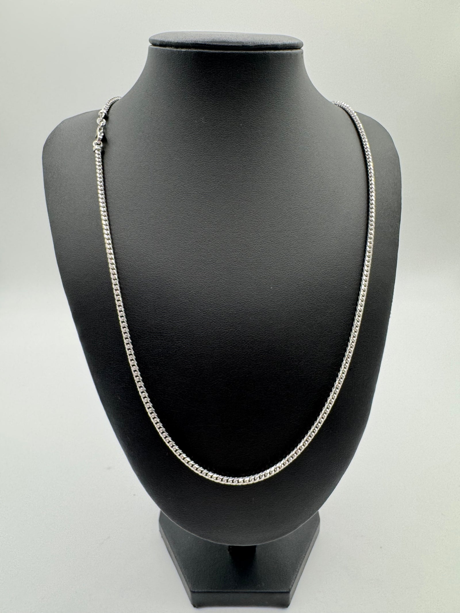 2.5mm Franco Chain 24 inches (DIAMOND CUT)