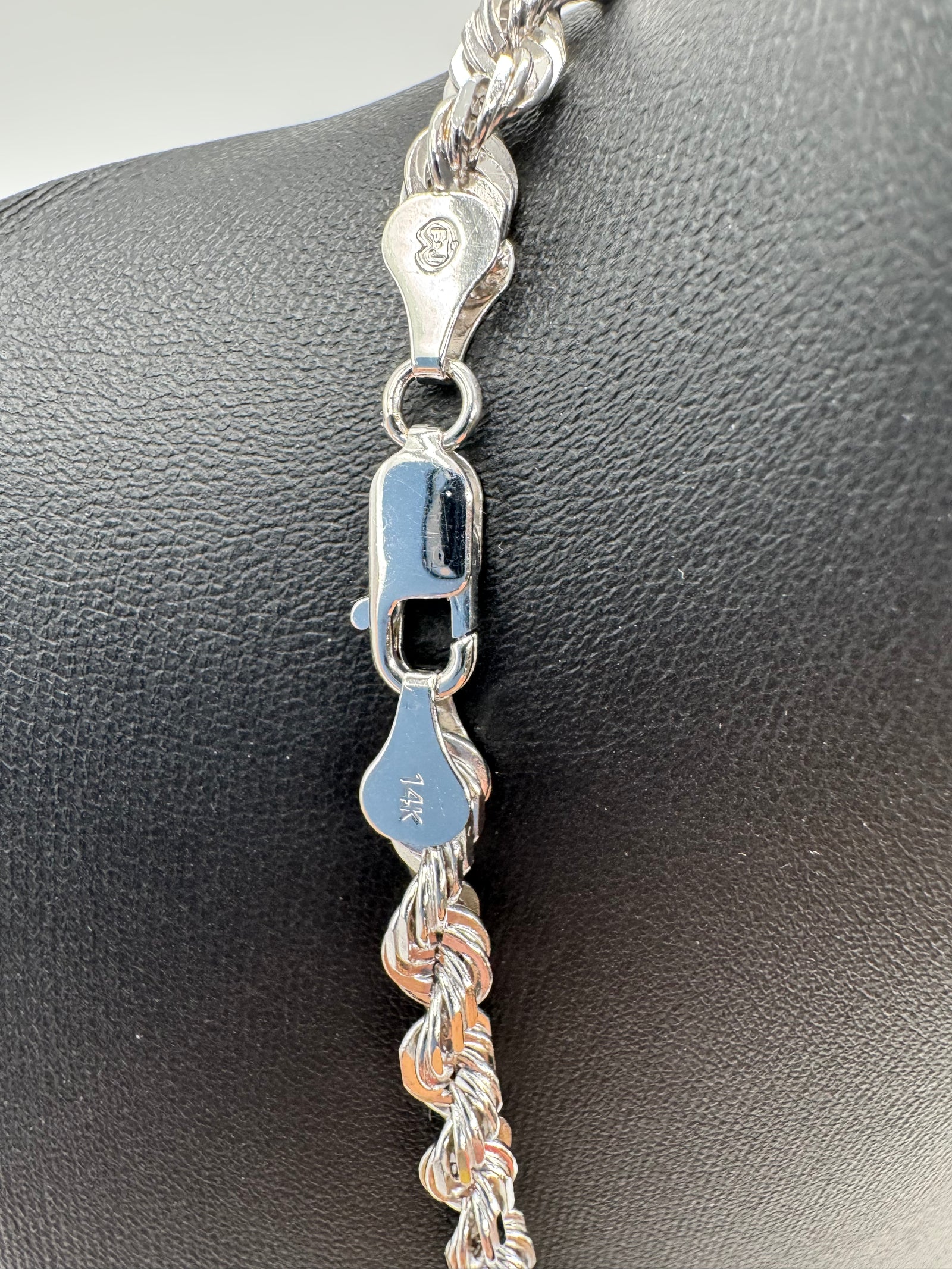 6mm Rope Chain 20 inches (DIAMOND CUT)