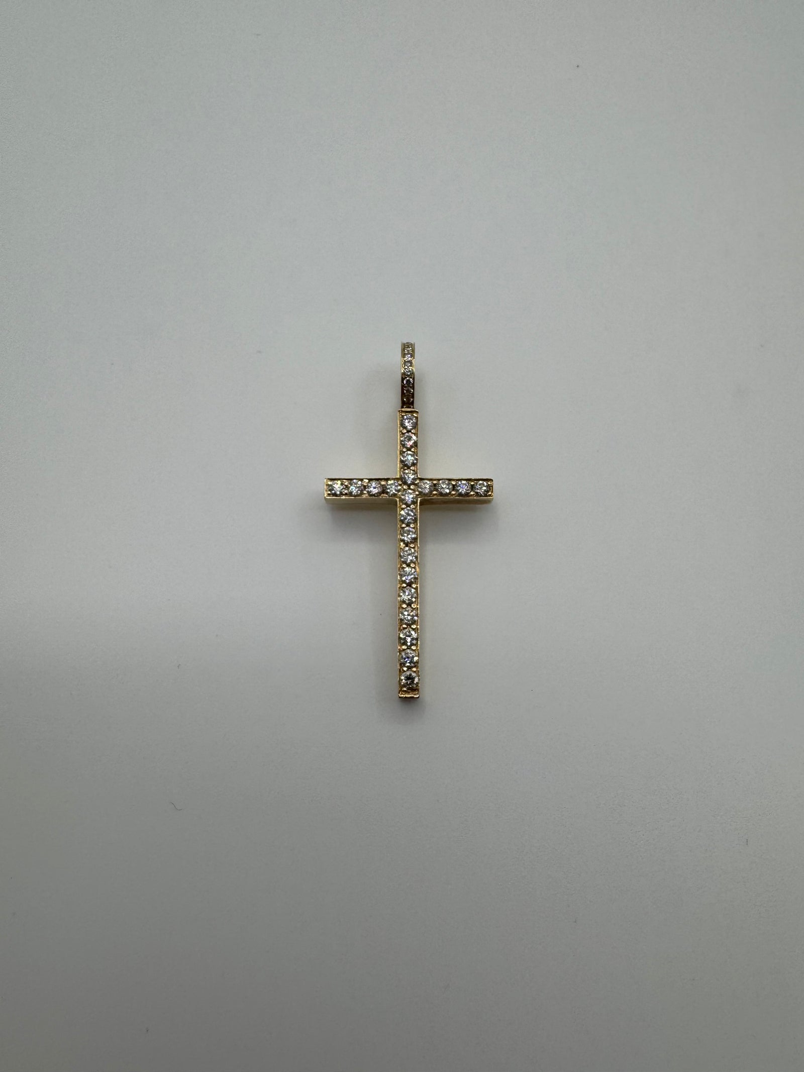 Flooded Diamond Boss Cross-1 3/4 Inch