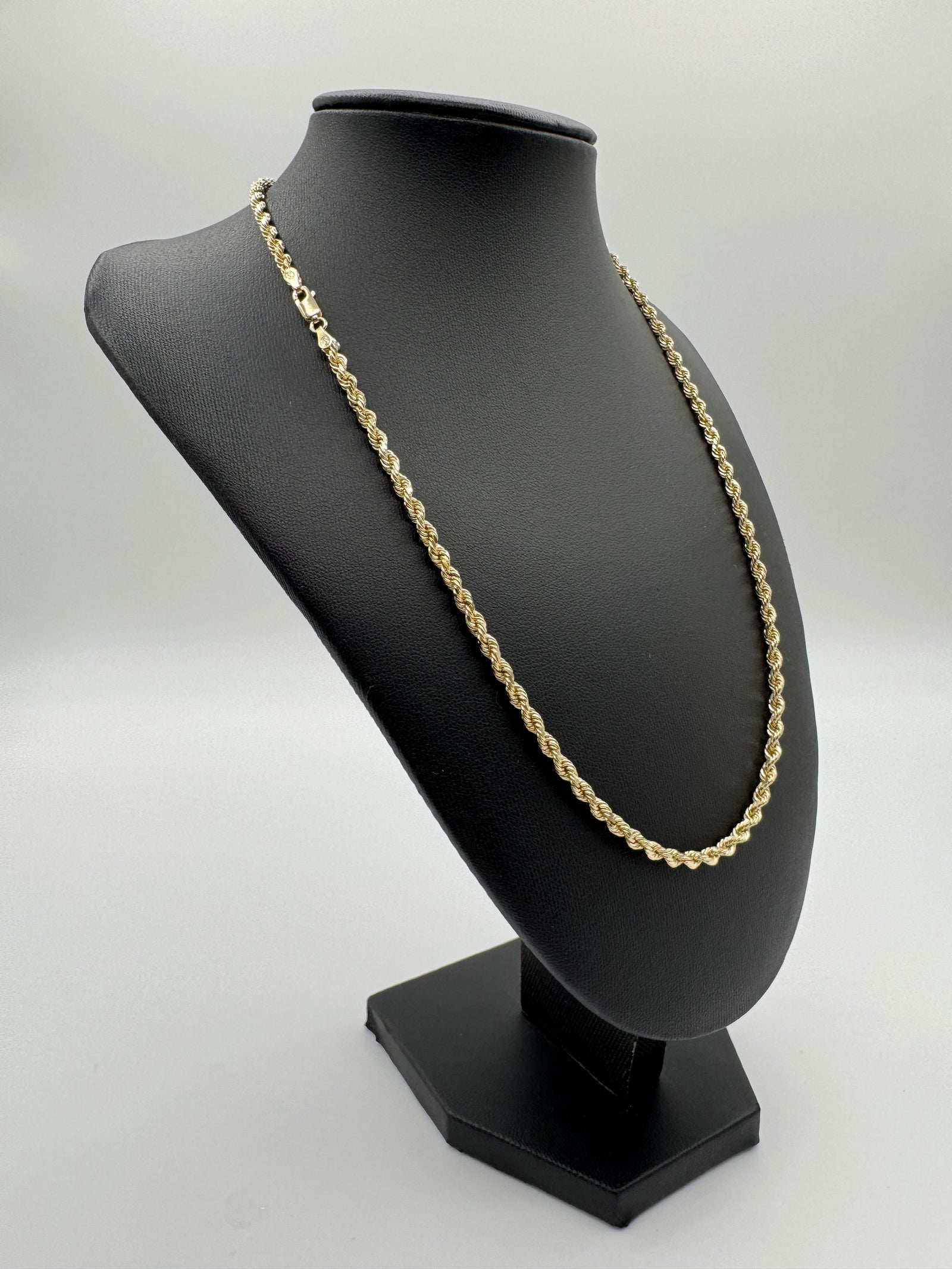 3.5mm Rope Chain 20 inches (DIAMOND CUT)