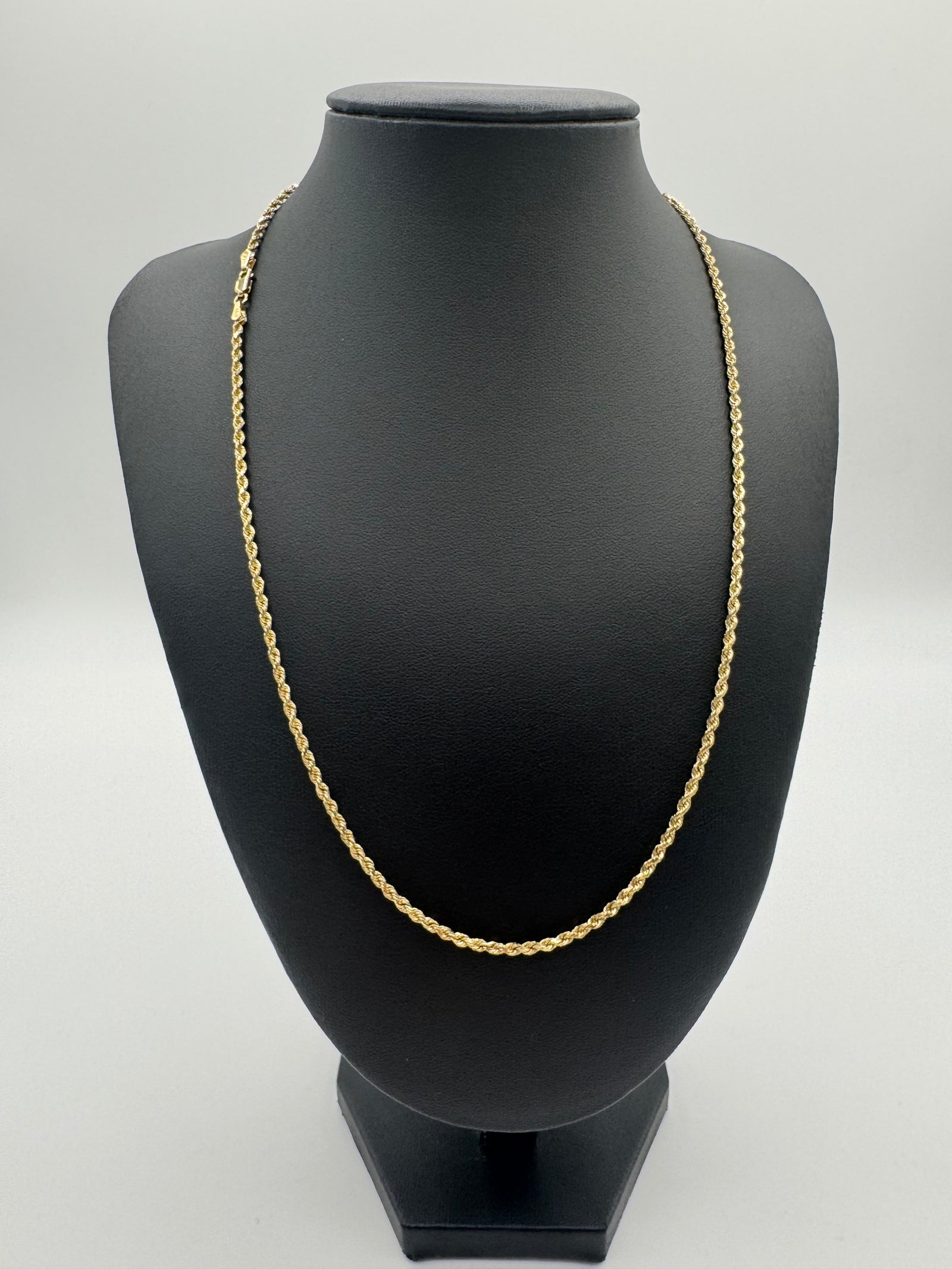 2.5mm Rope Chain 20 inches (DIAMOND CUT)