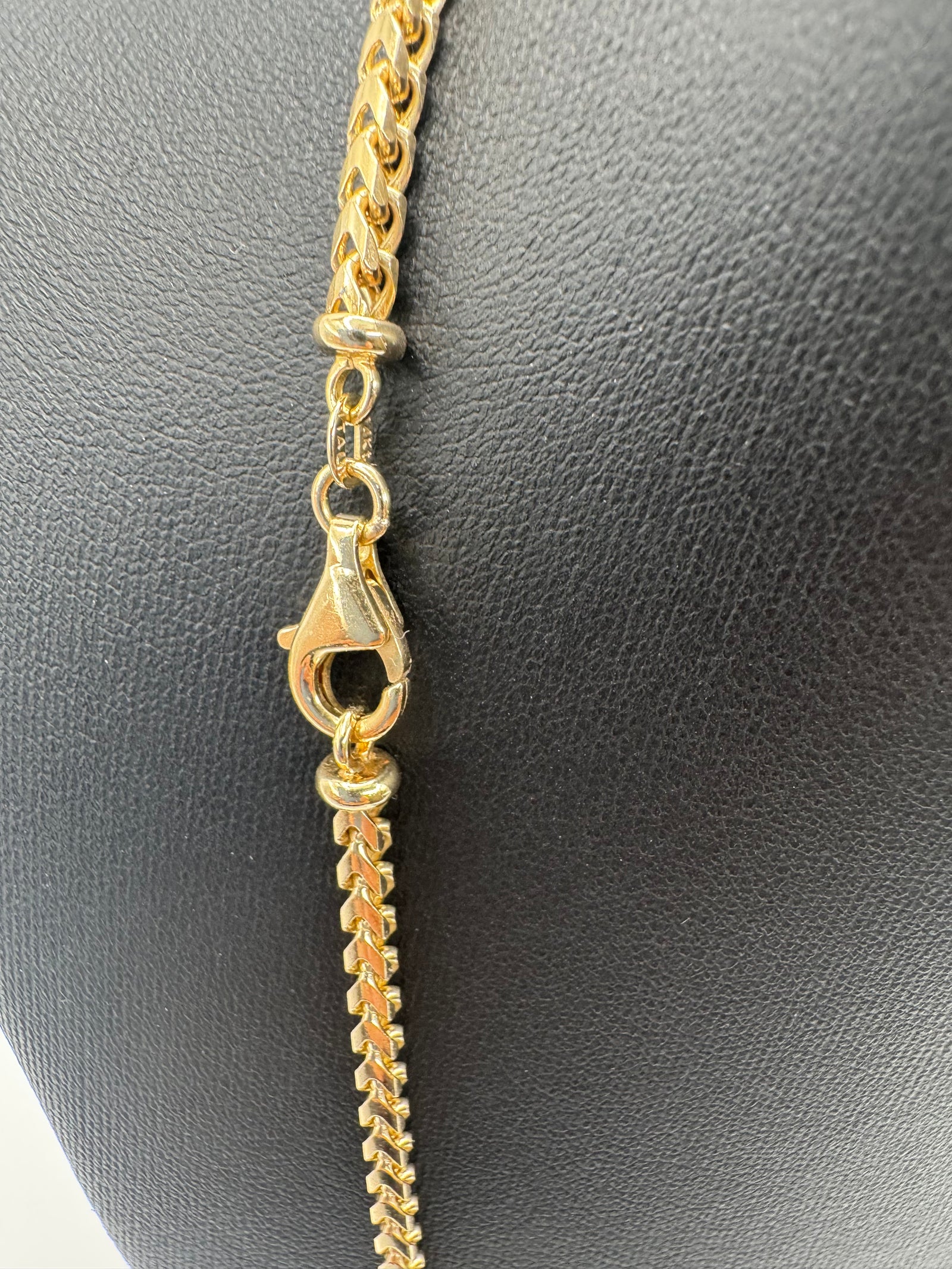 3mm Franco Chain 22 inches (PLAIN) JACOJE STAMPED