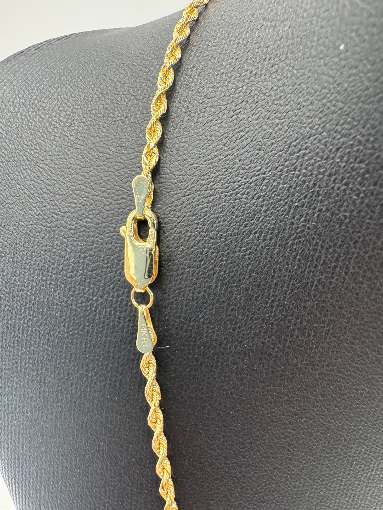 2MM ROPE CHAIN 20 INCHES (DIAMOND CUT)