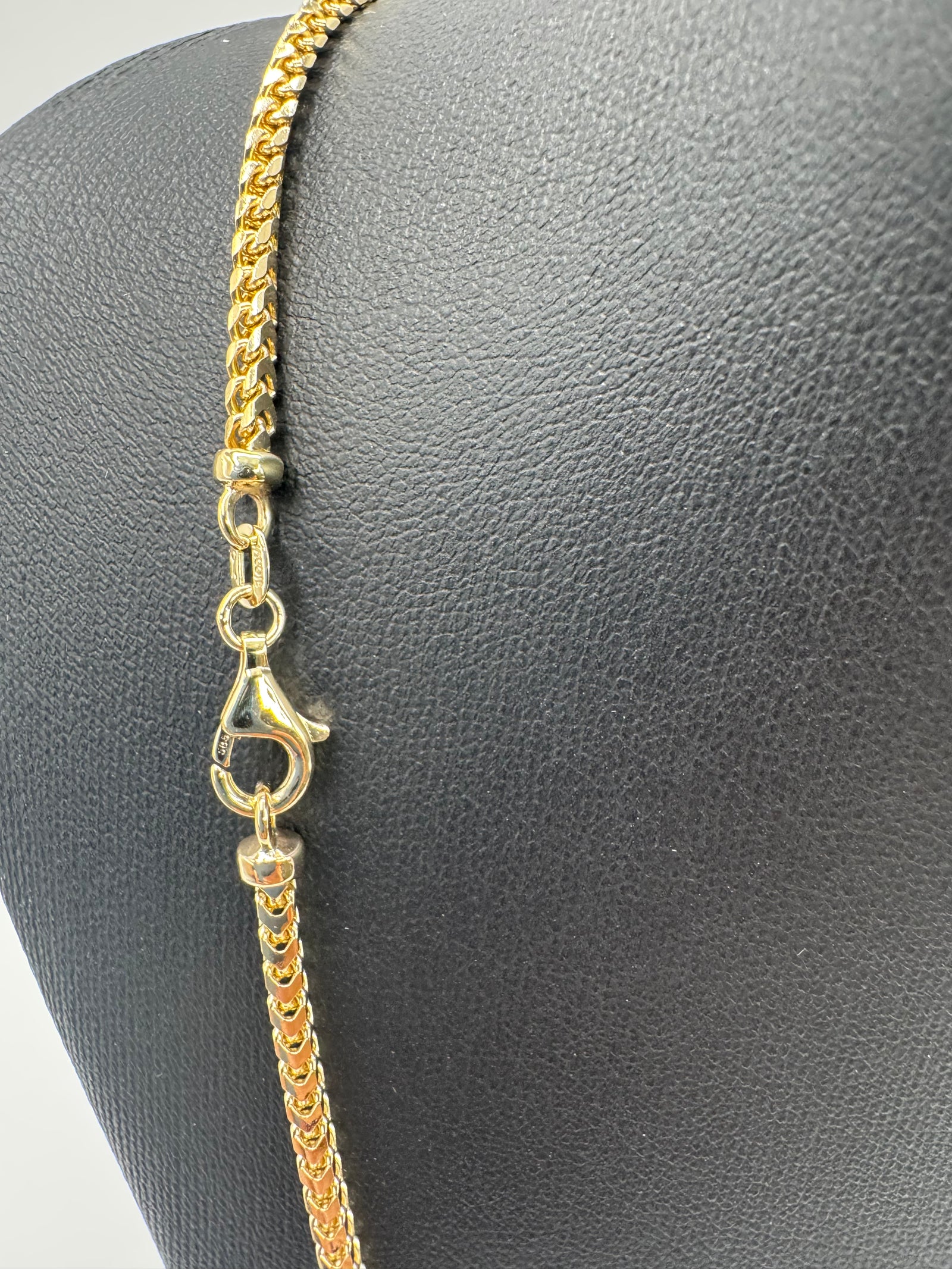 2.5mm Franco Chain 24 inches (PLAIN) JACOJE STAMPED