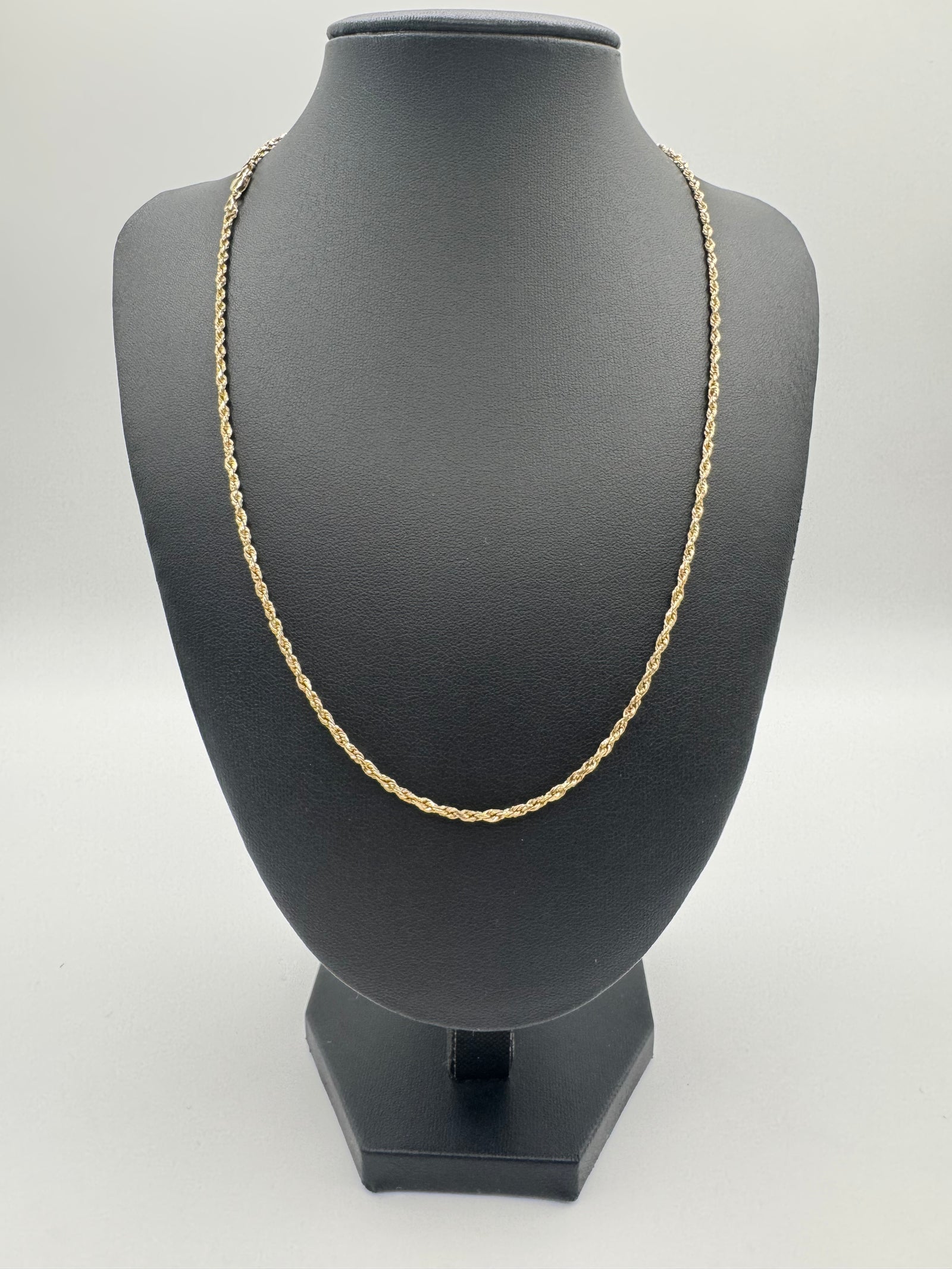 2MM ROPE CHAIN 20 INCHES (DIAMOND CUT)