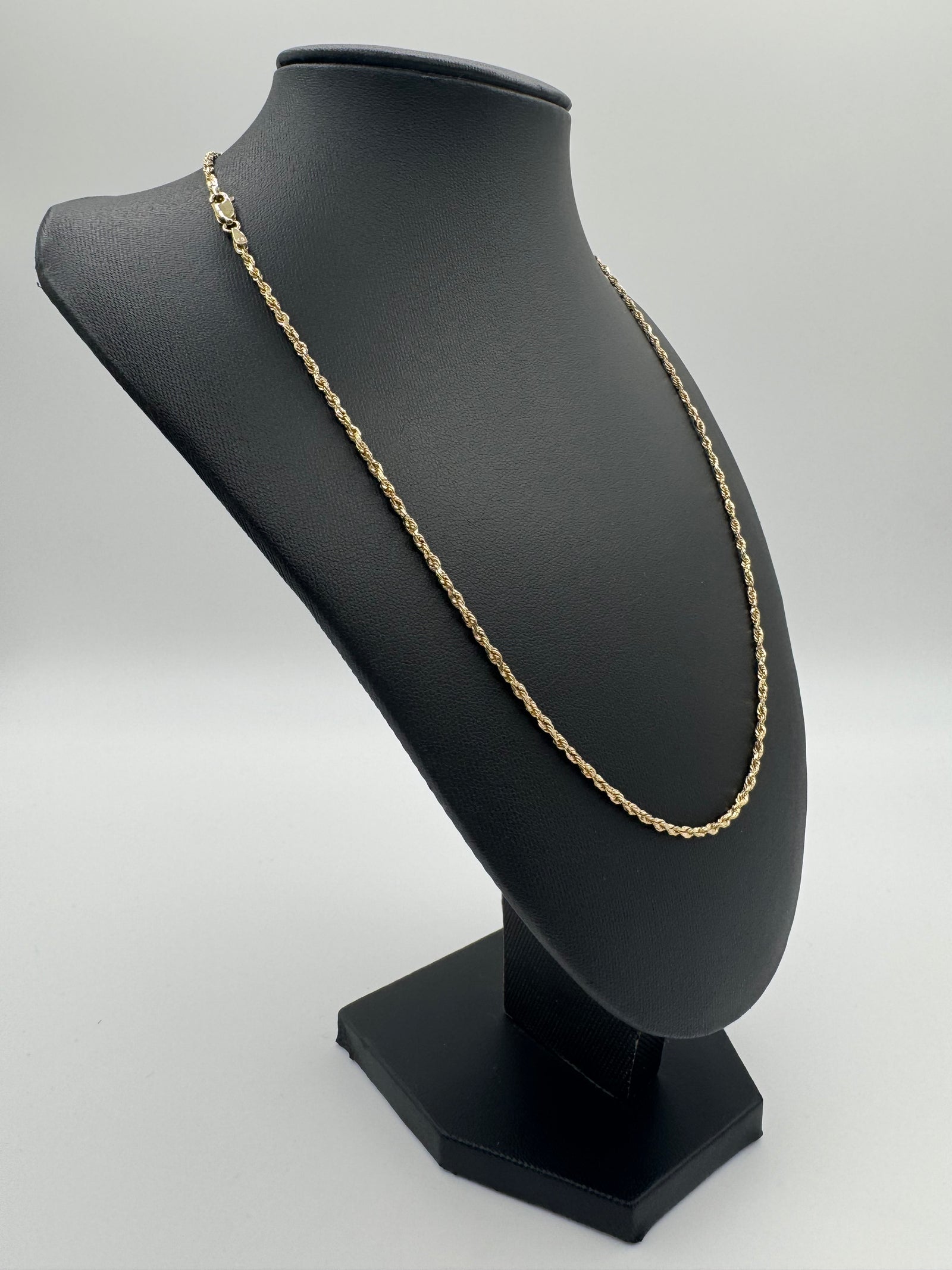 2MM ROPE CHAIN 20 INCHES (DIAMOND CUT)