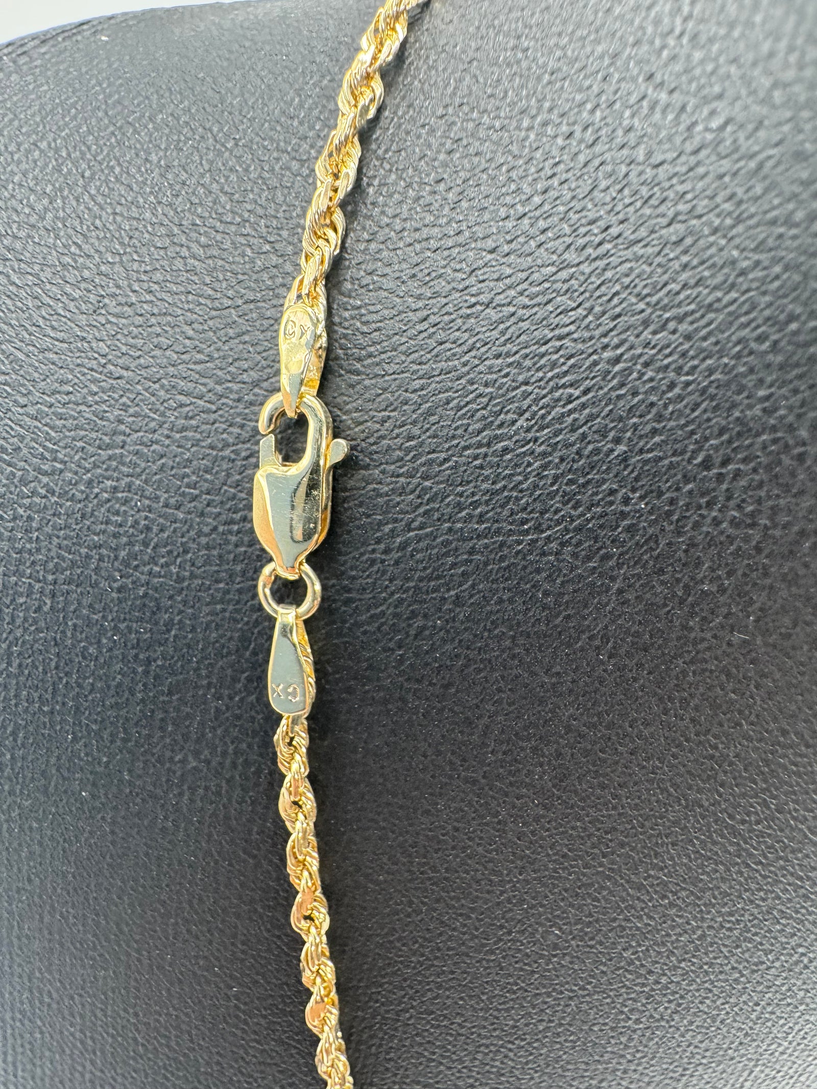 2MM ROPE CHAIN 20 INCHES (DIAMOND CUT)