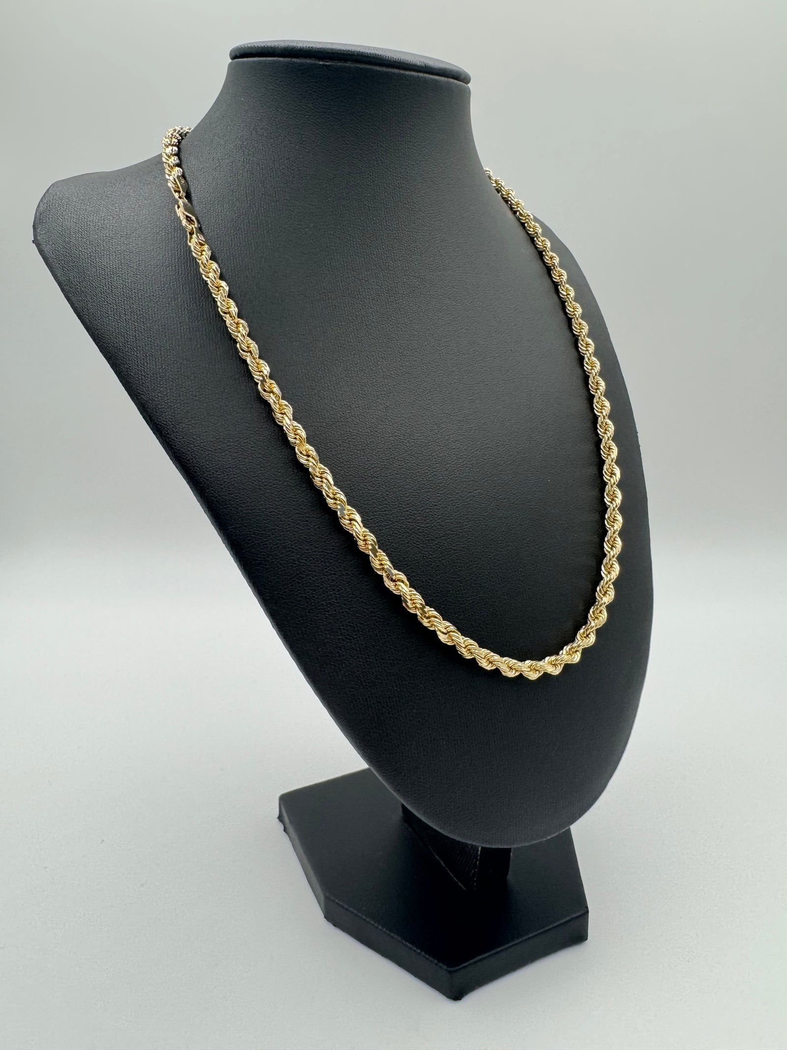 5mm Rope Chain 20 inches (DIAMOND CUT)
