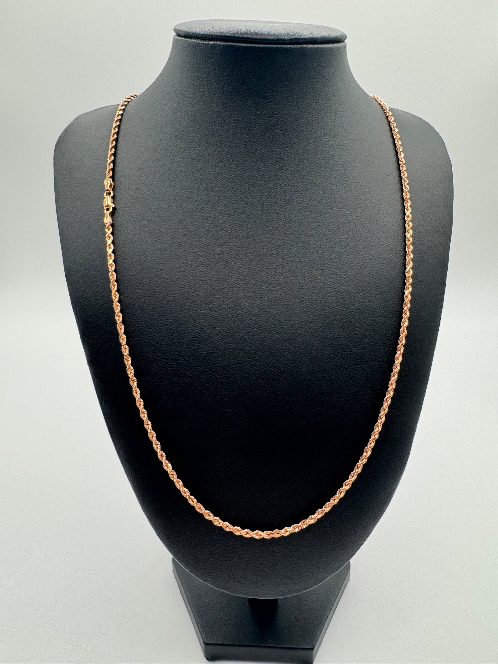 2.5mm Rope Chain 26 inches (DIAMOND CUT)