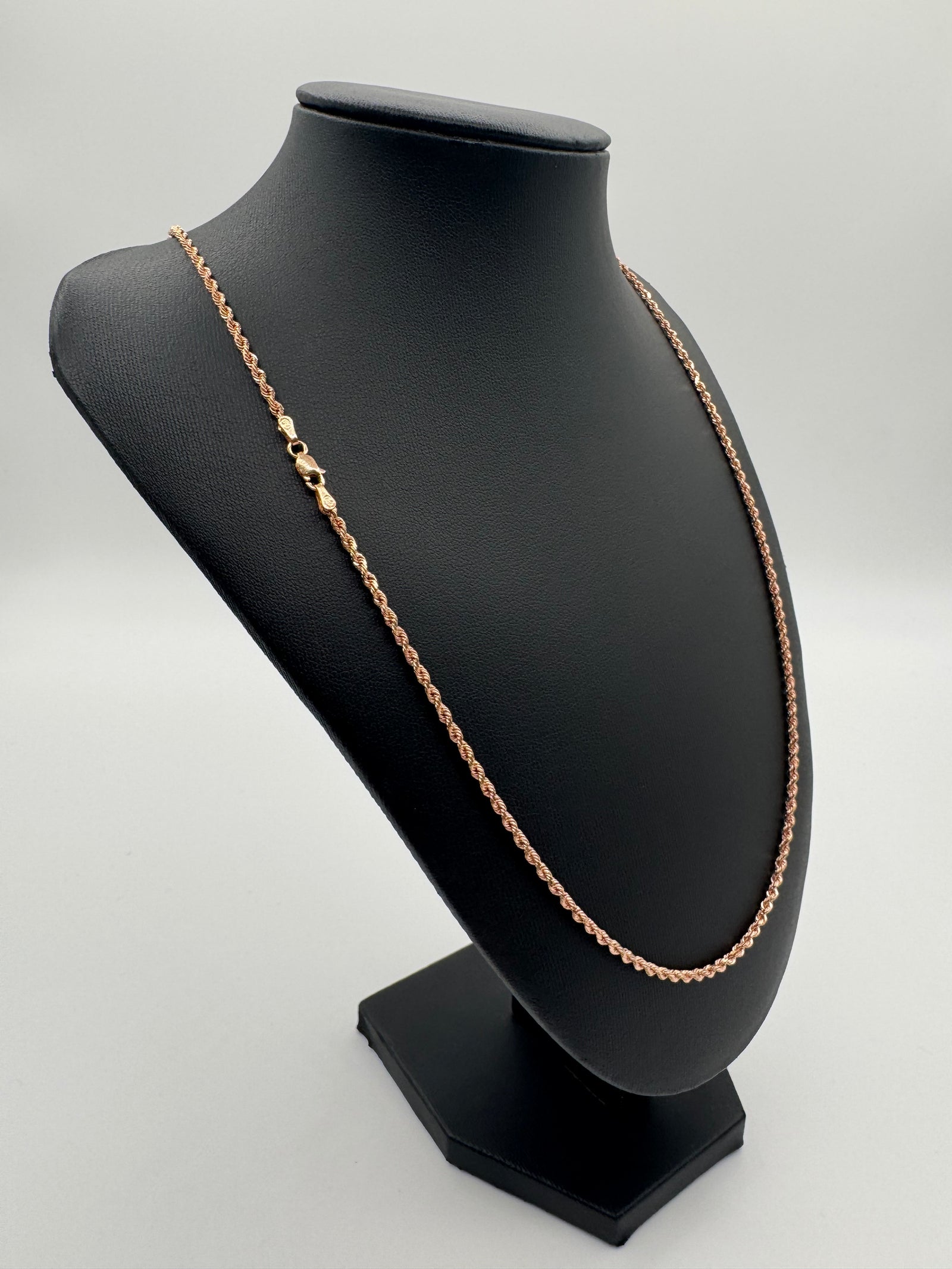 2.5mm Rope Chain 26 inches (DIAMOND CUT)
