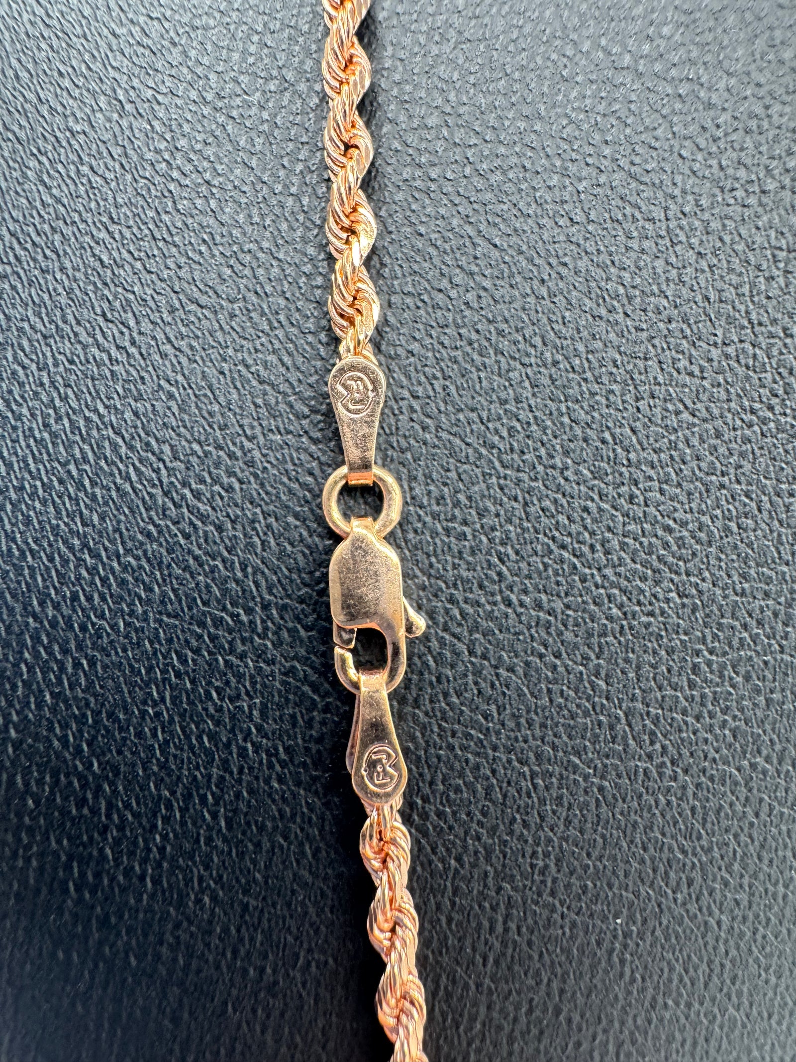 2.5mm Rope Chain 26 inches (DIAMOND CUT)