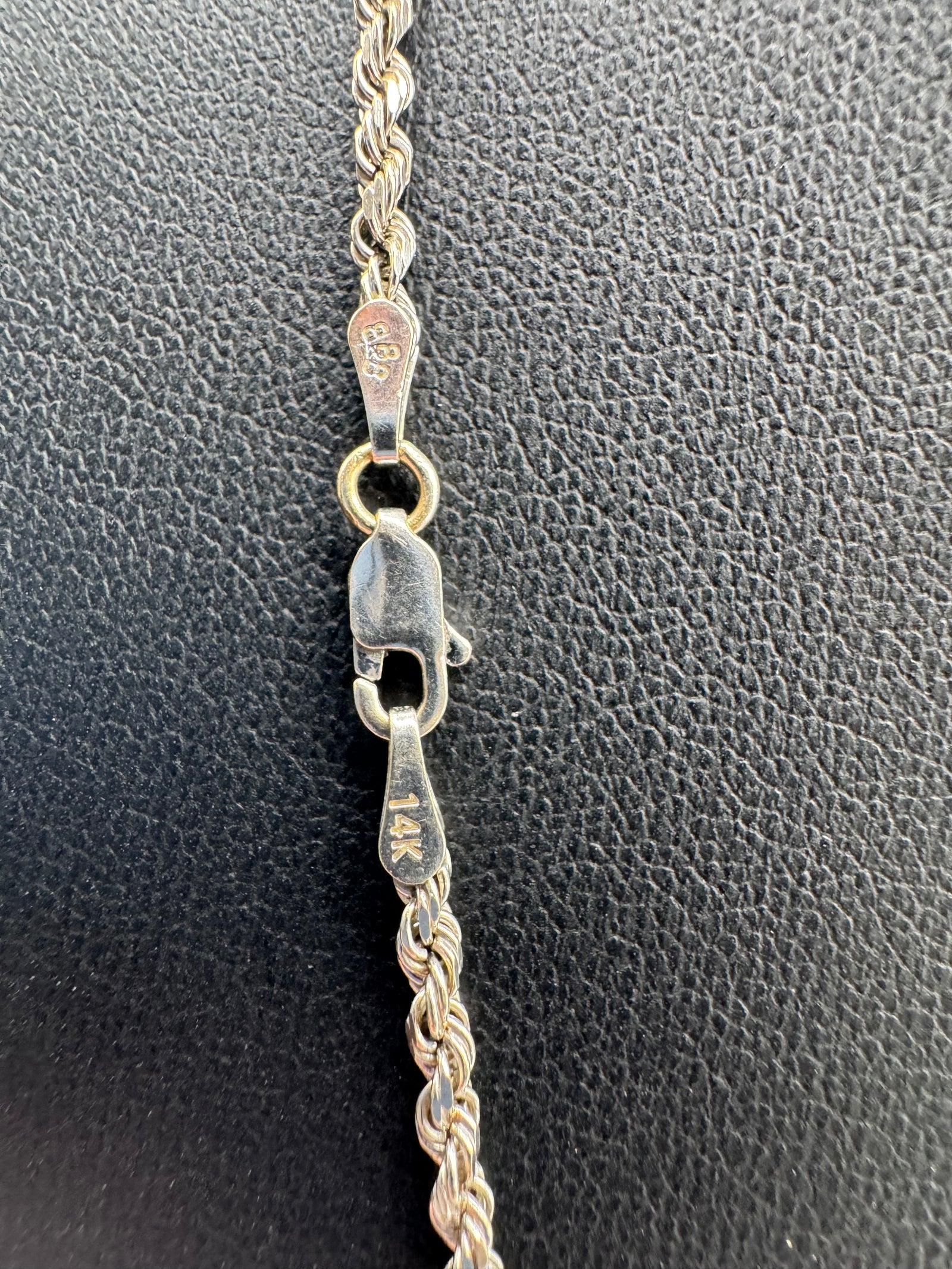 2.5mm Rope Chain 26 inches (DIAMOND CUT)