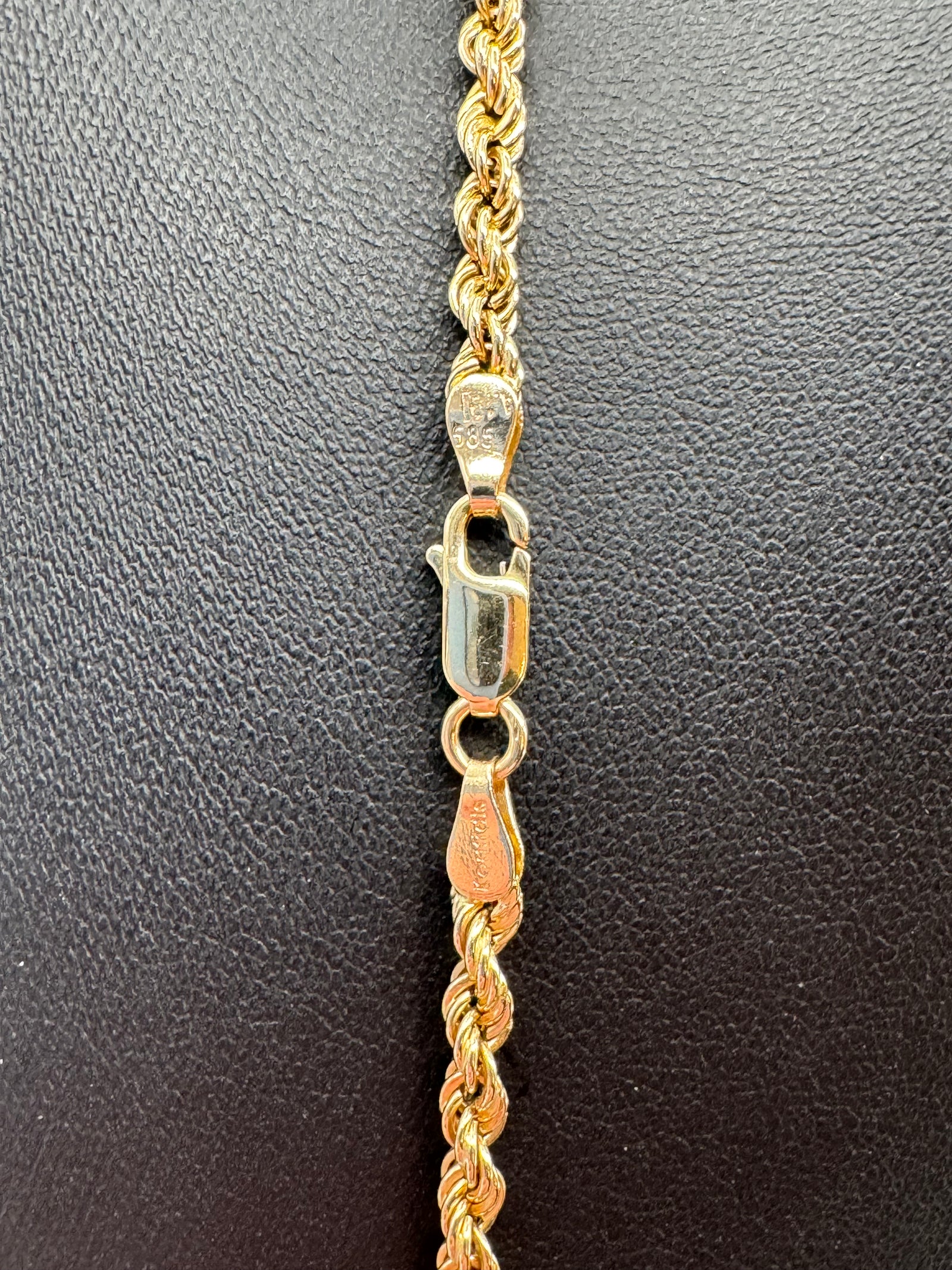 3.5mm HOLLOW Rope Chain 24 inches