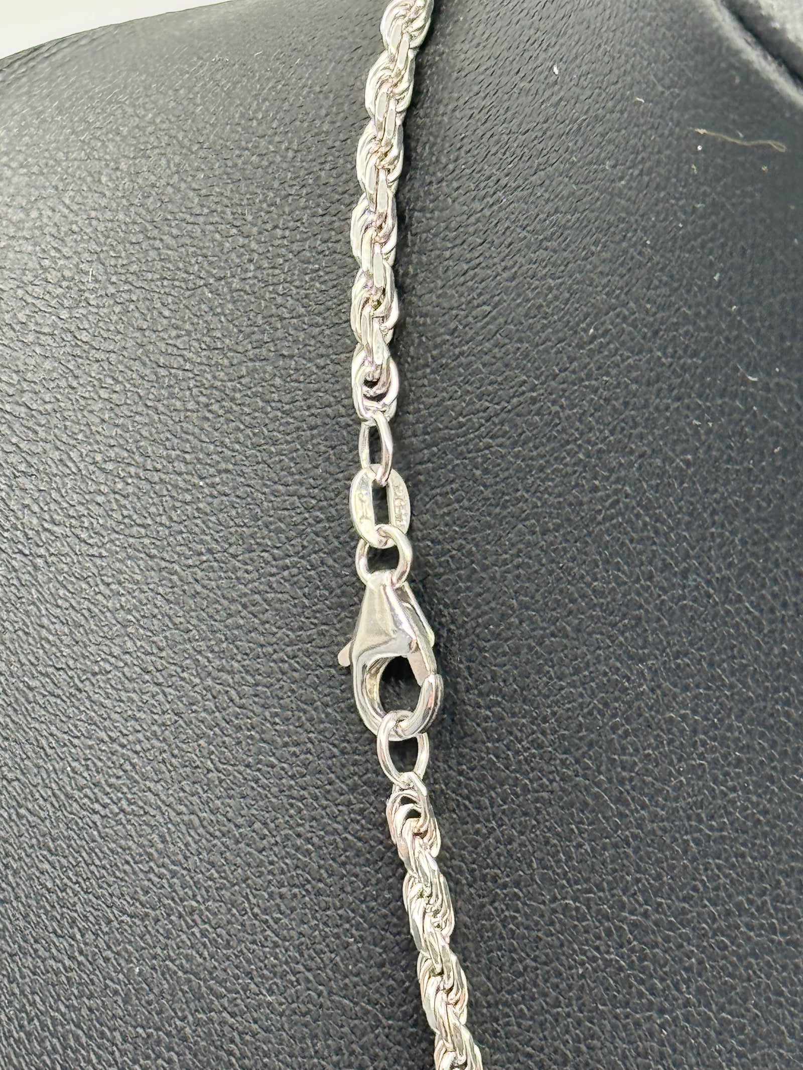 2.5mm Rope Chain 16 inches (DIAMOND CUT) JACOJE/ITALY