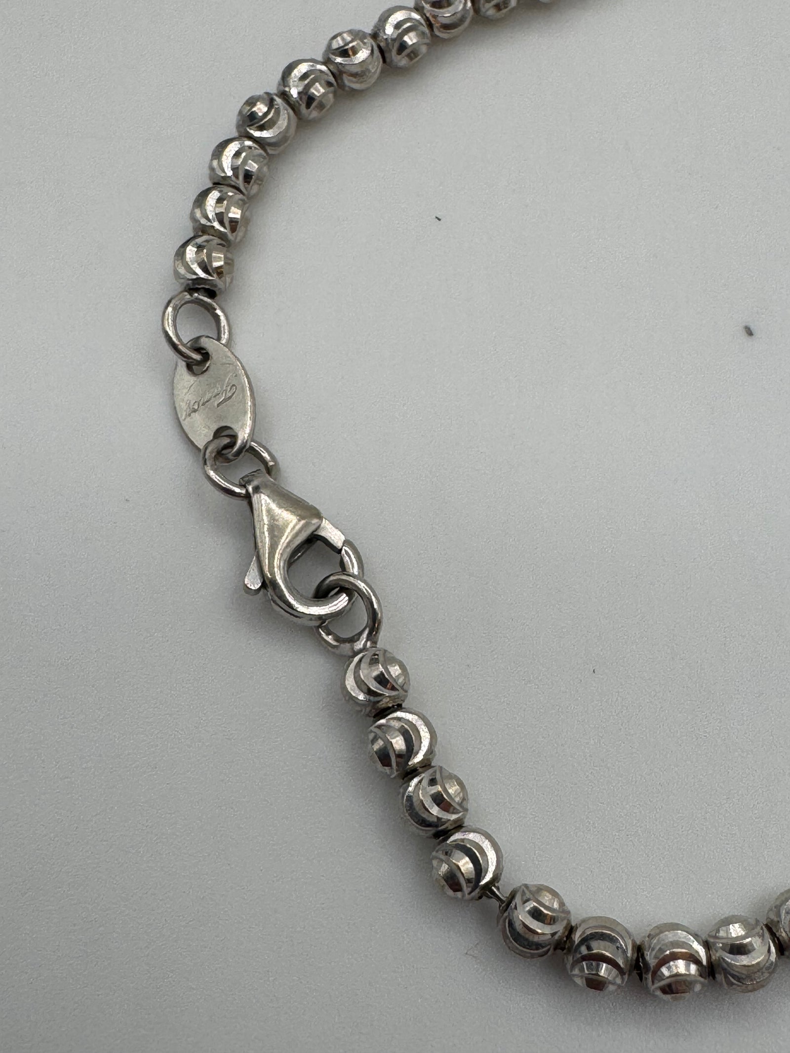 3mm Moon Cut Bracelet 7 inches
