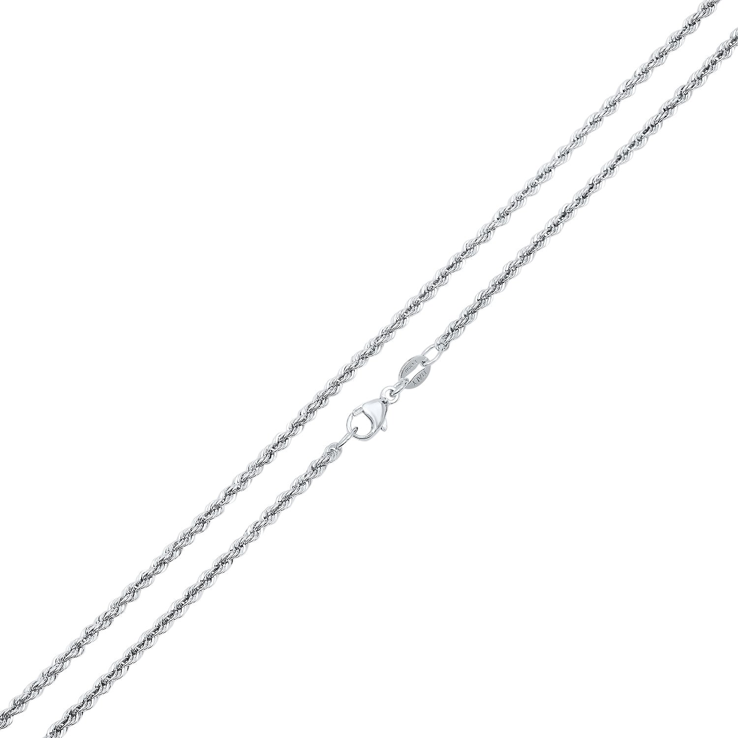 2.2MM ROPE CHAIN (PLATINUM)