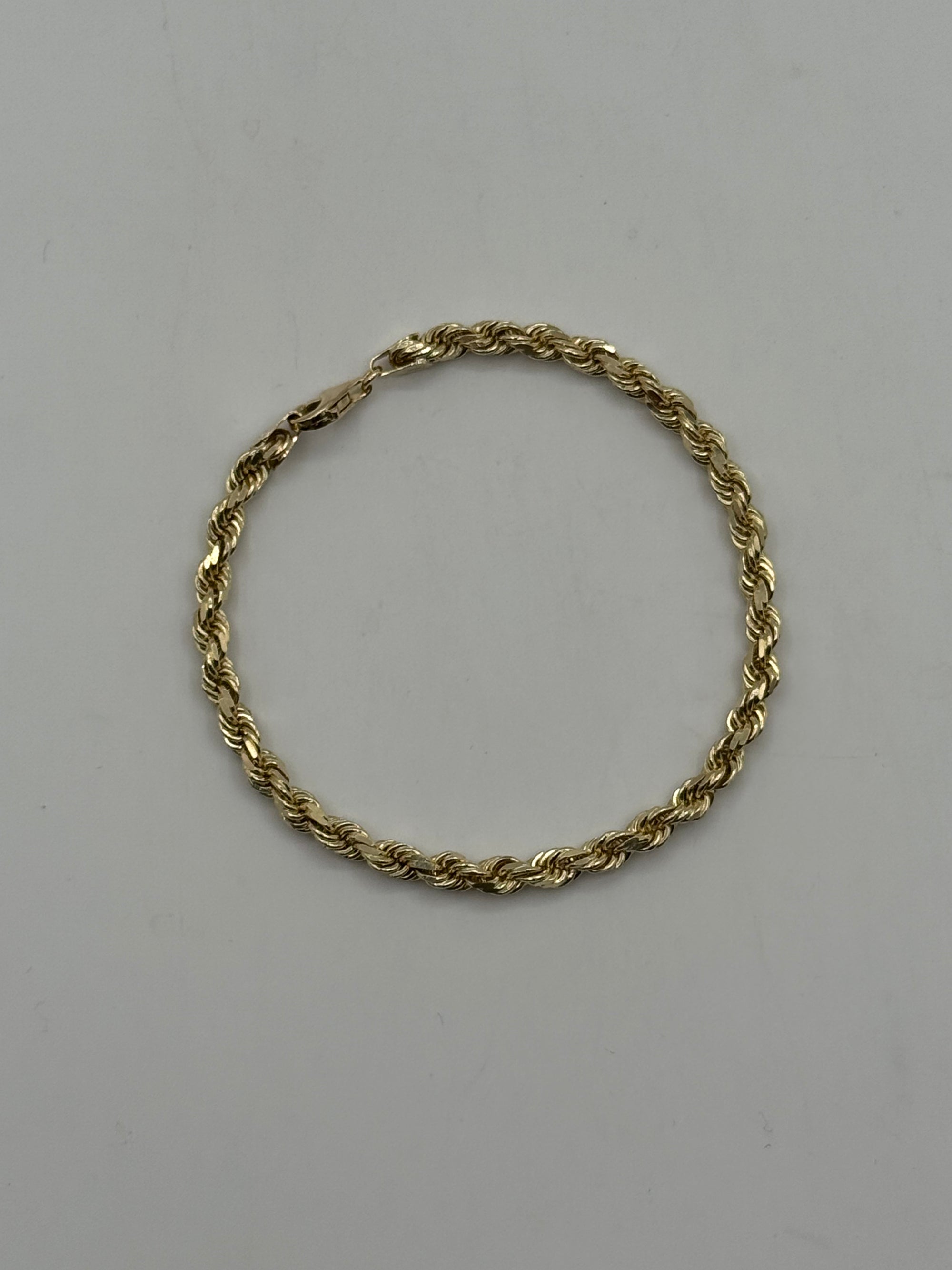 5mm Rope Bracelet 8 inch (DIAMOND CUT)