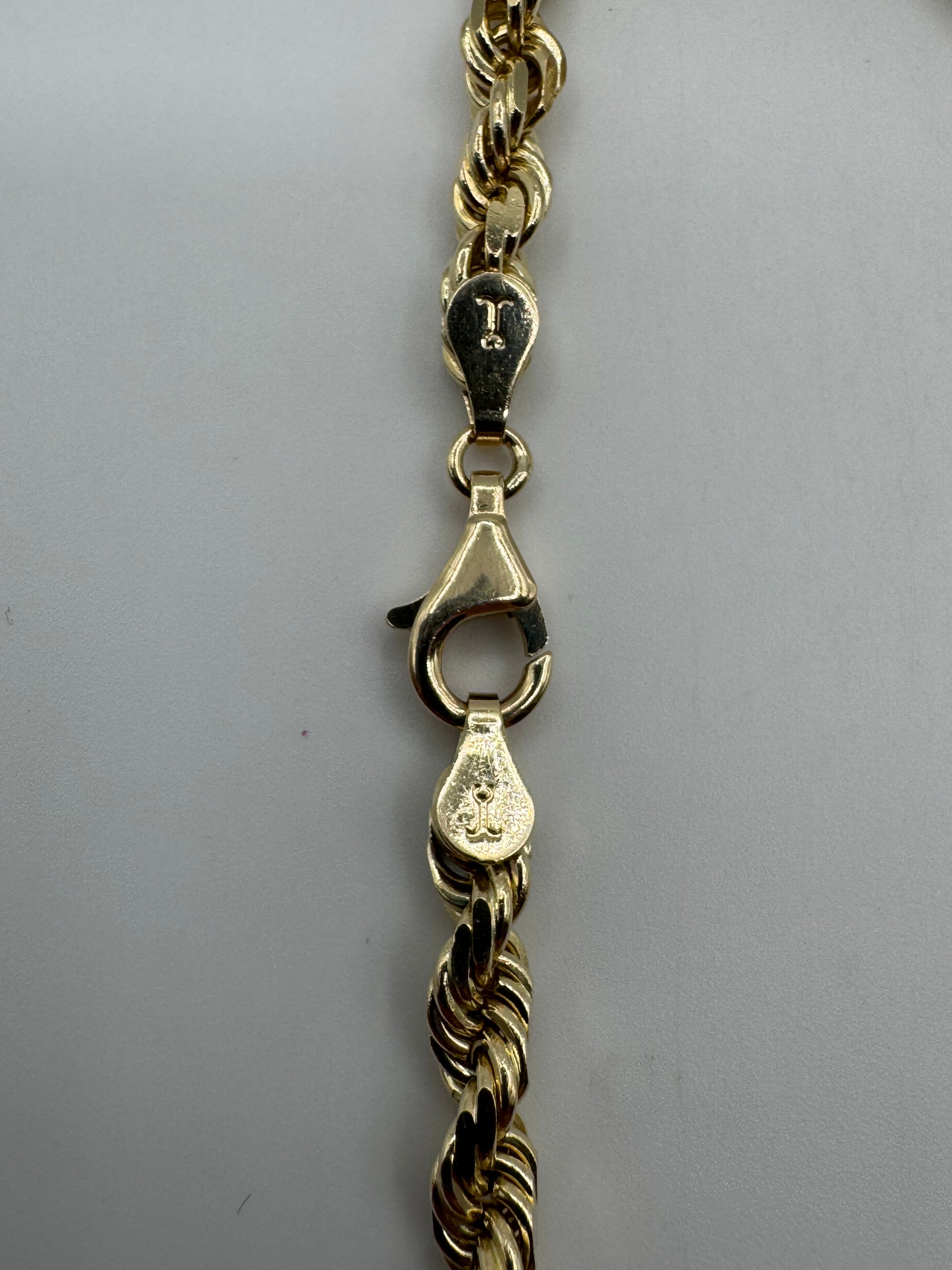 5mm Rope Bracelet 8 inch (DIAMOND CUT)