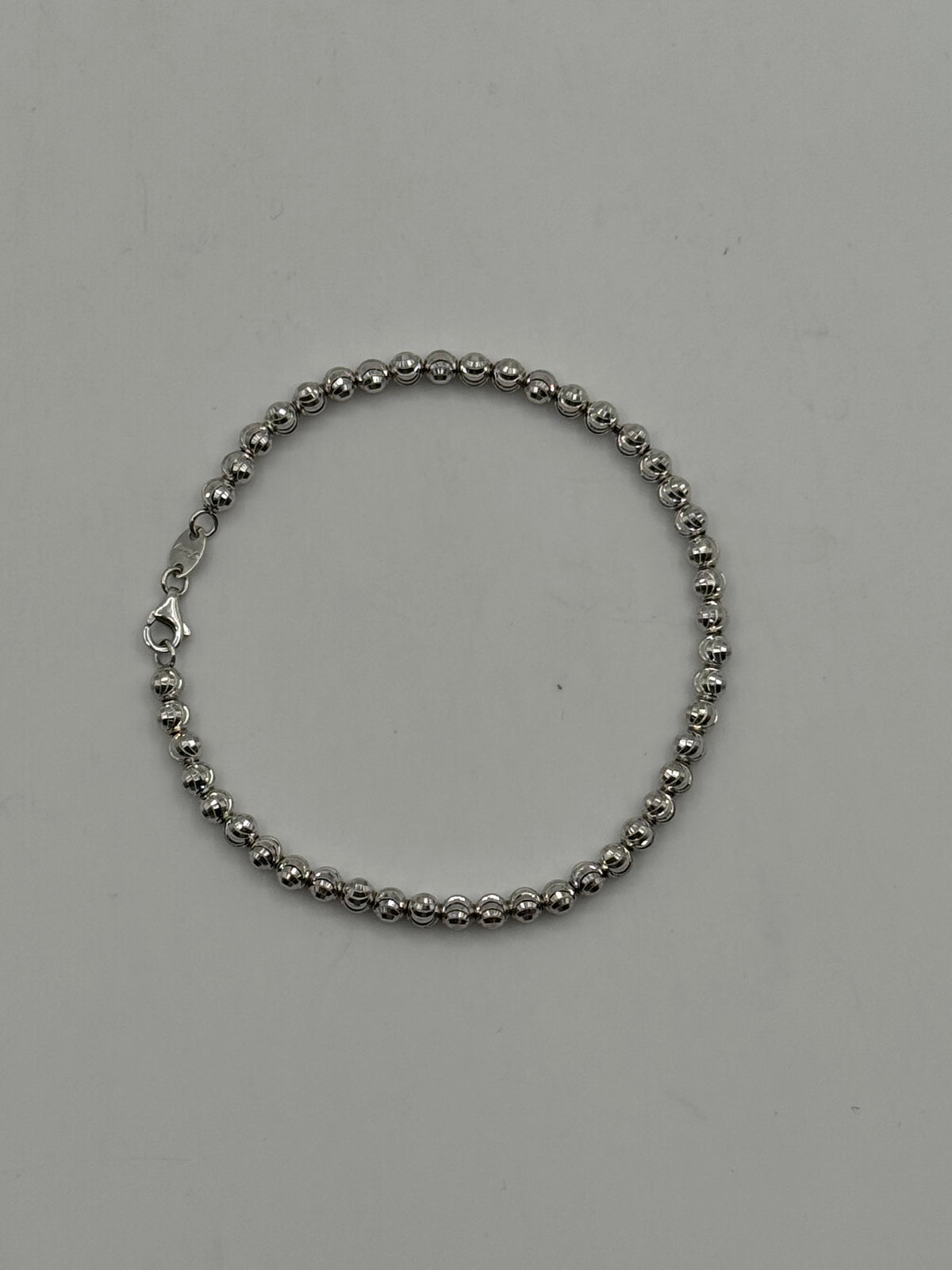 4mm Moon Cut Bracelet 7.5 inches