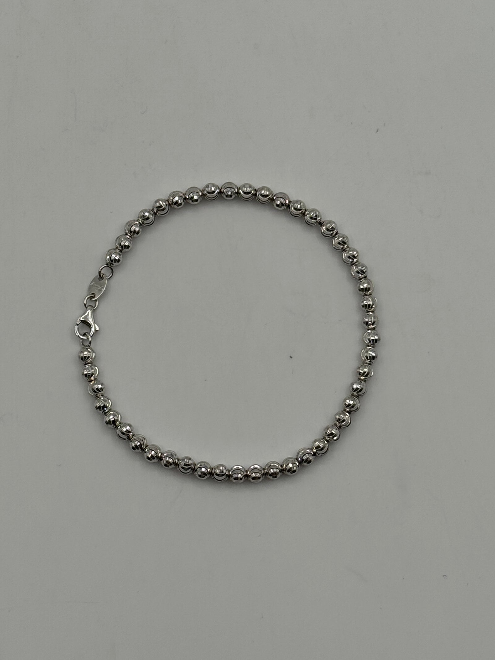 4mm Moon Cut Bracelet 7.5 inches