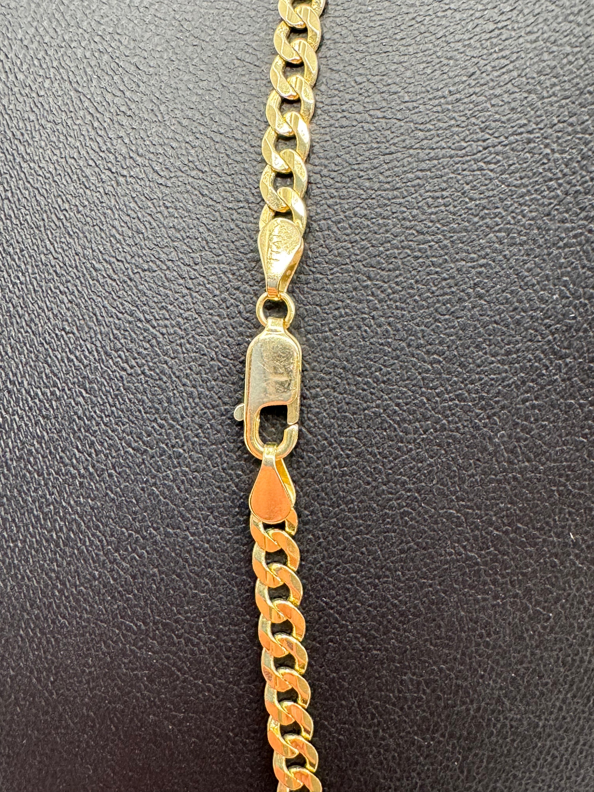 4MM Flat Curb Chain 22 inches