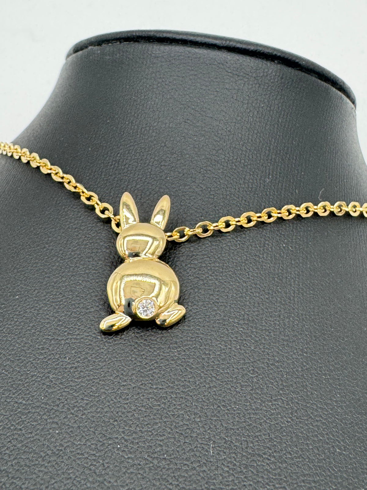 JACOJE BUNNY PENDANT W/ 2.4MM D/C ROLO (JACOJE STAMPED) OVERSTOCK