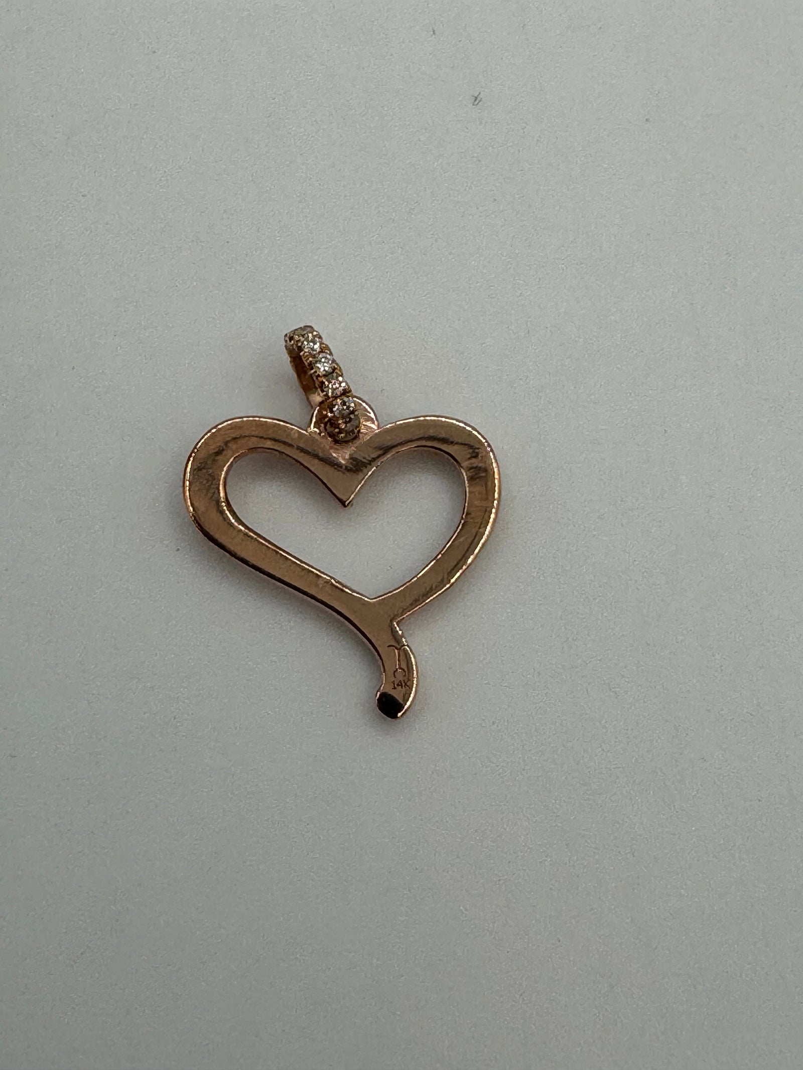 Jacoje Tiny Diamond Heart (JACOJE STAMPED) OVERSTOCK