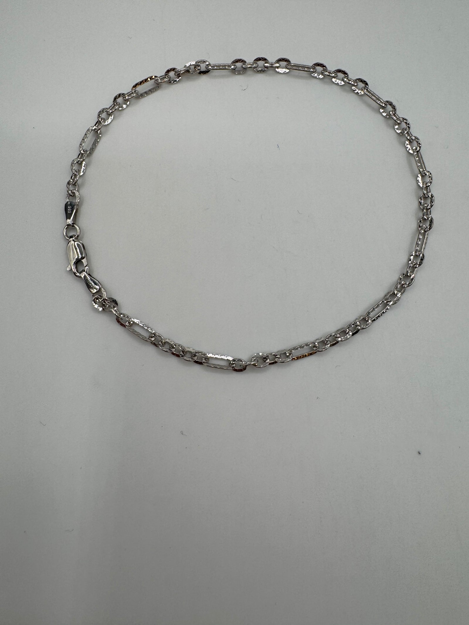 3.2mm D/C Link Bracelet/Anklet 9 inches-OVERSTOCK