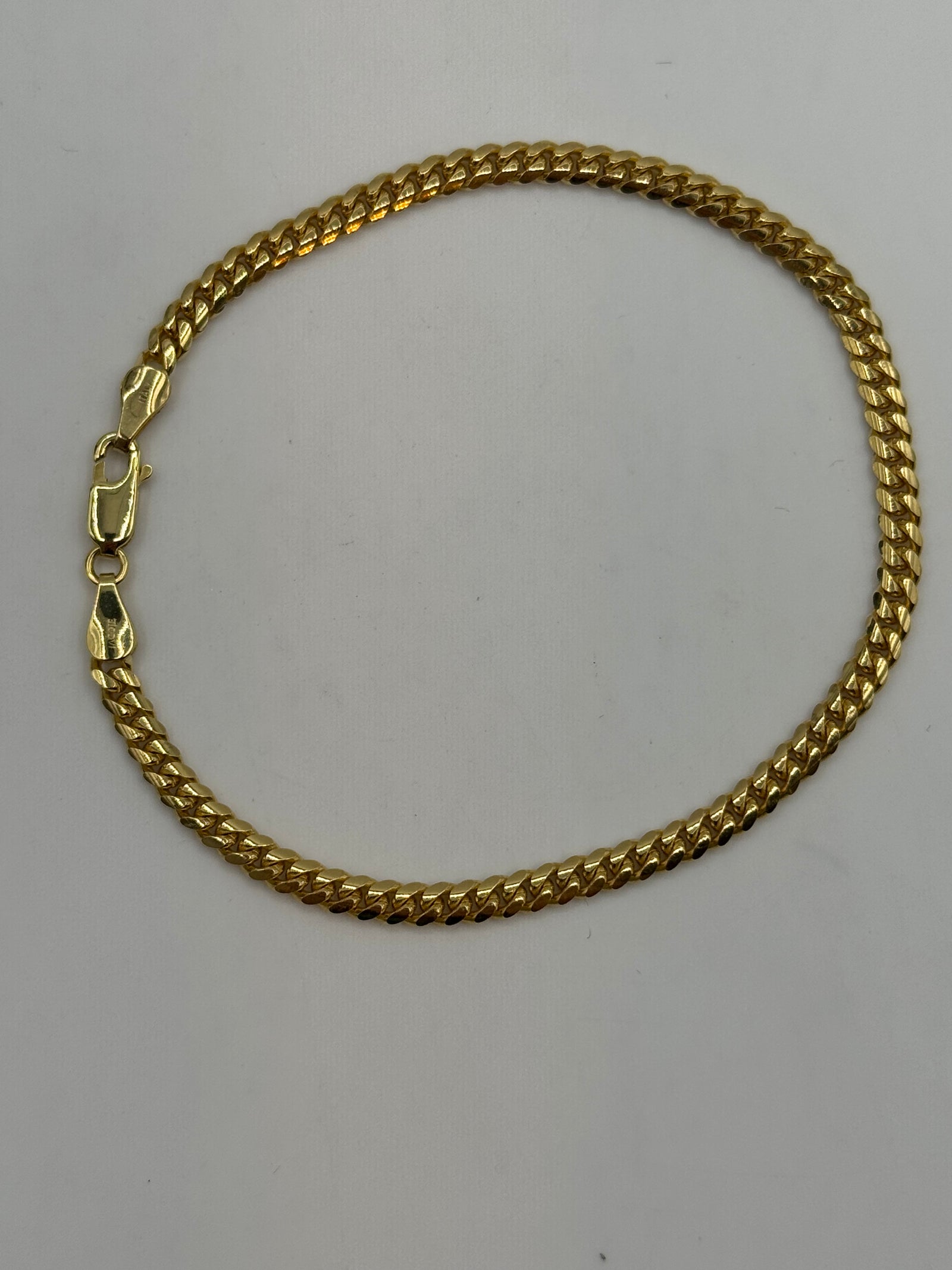 4mm Cuban Bracelet 9 inches-JACOJE OVERSTOCK