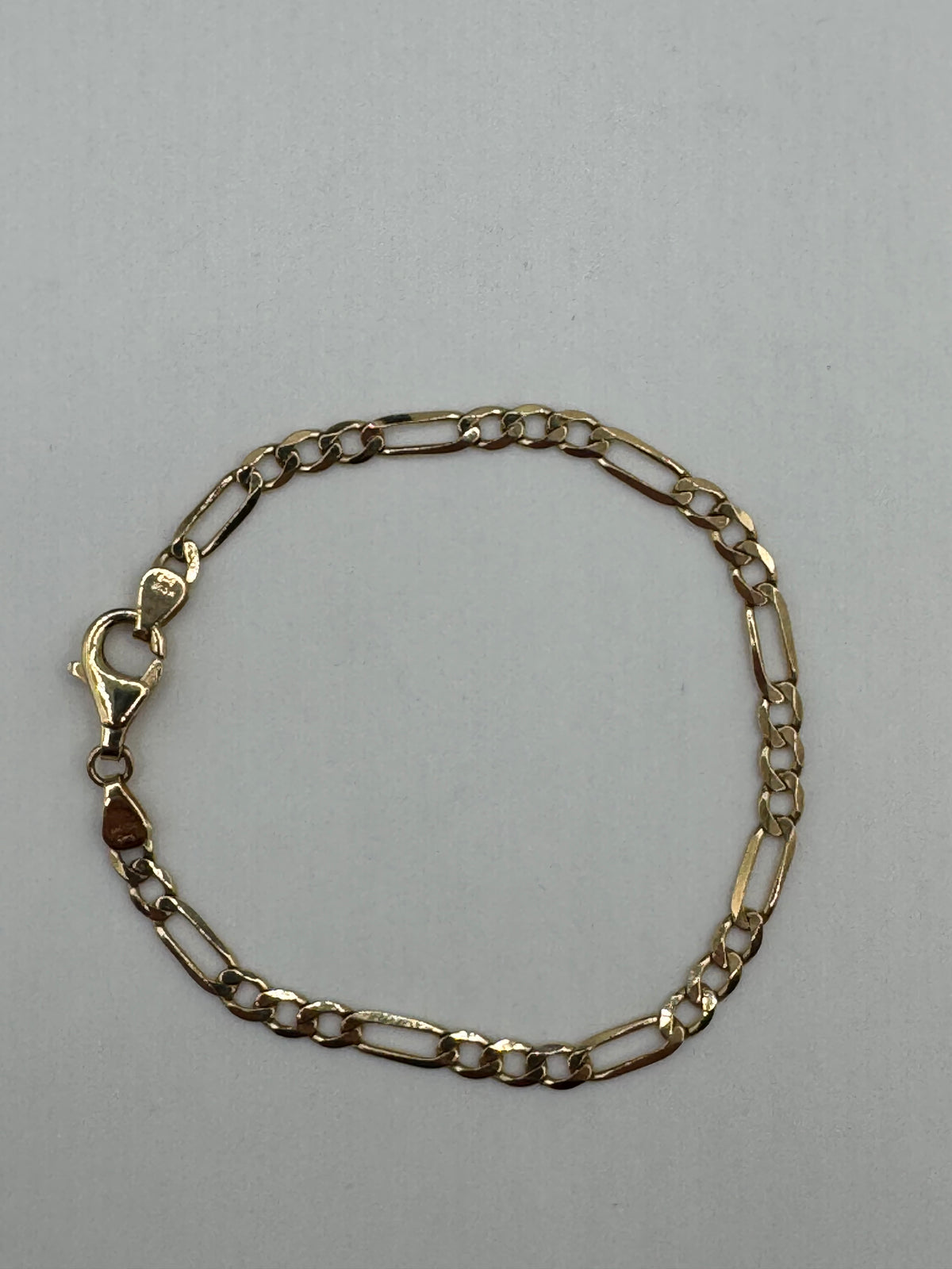 4mm Figaro Bracelet 7 inches-JACOJE OVERSTOCK