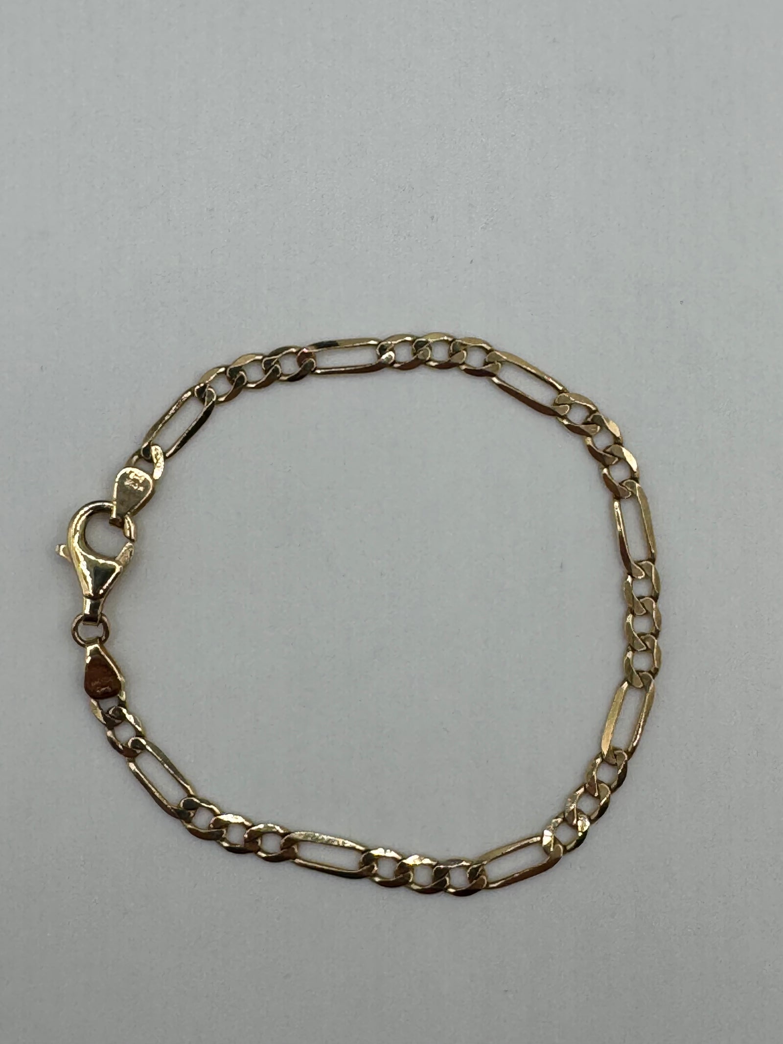 4mm Figaro Bracelet 7 inches-JACOJE OVERSTOCK